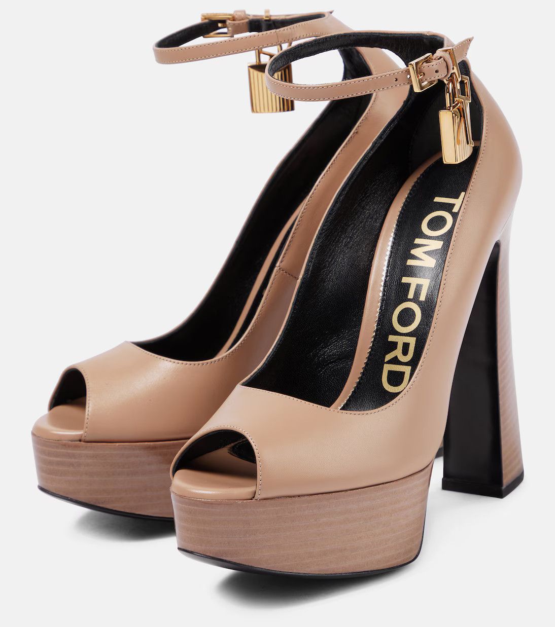 Tom Ford o1y0126 Pumps in Beige Size US 8 / IT 38 - 3 Thumbnail