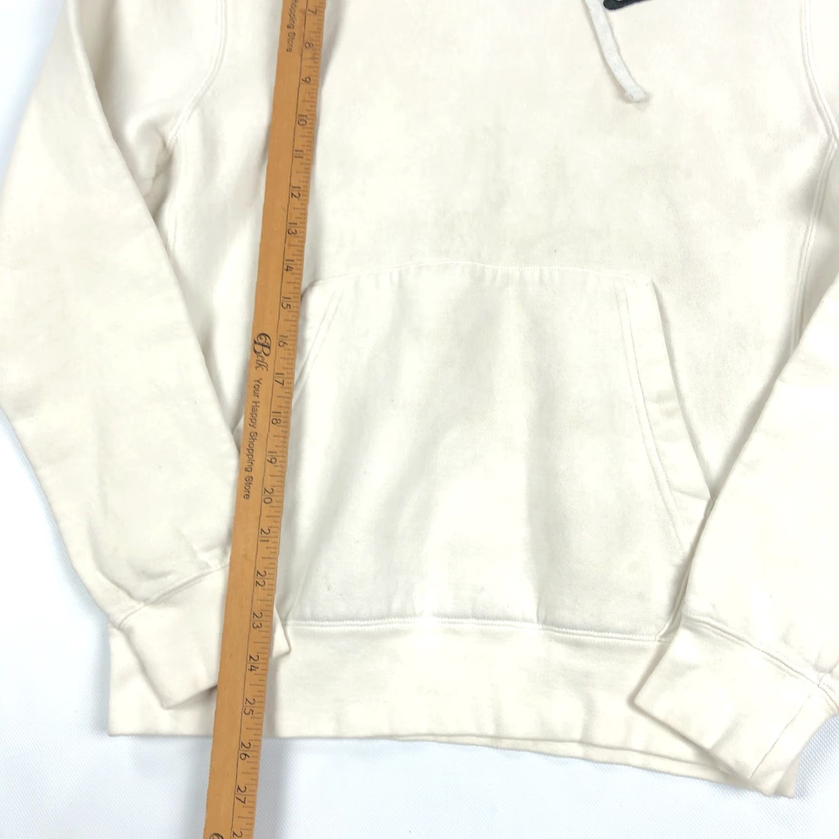 Nike Nike Hoodie Men Small NSW Club Fleece Essentials Sweatshirt Pullover Scuba Neck Hooded Pockets Regular White Sportswear Shortered Size US S / EU 44-46 / 1 - 5 Thumbnail