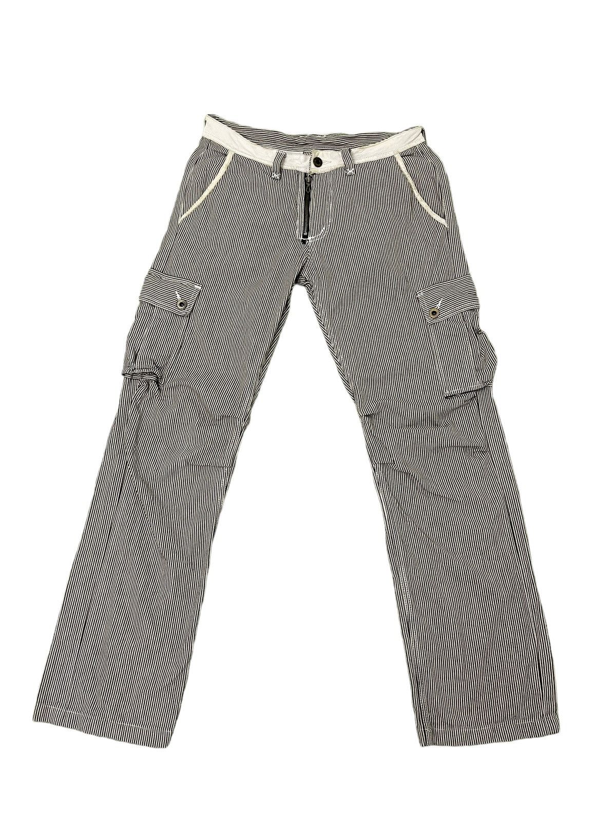 Japanese Brand Hickory Cargo Jeans Maniac Work Japan Regular 7🟦7 Size US 31 - 8 Thumbnail
