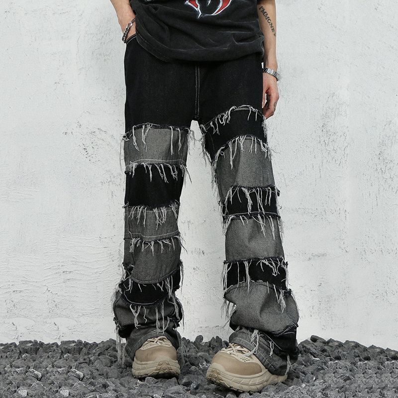 Japanese Brand Rare Design patchwork Unbrand Denim Size US 31 - 3 Thumbnail