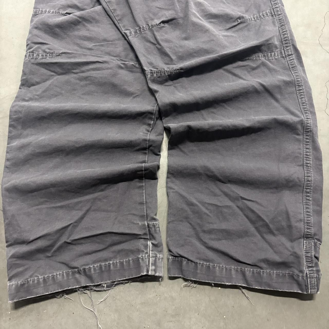 Vintage Crazy Vintage Y2K/2000s Super Baggy Grey Workwear Style Streetwear Pants! Size US 38 / EU 54 - 5 Thumbnail