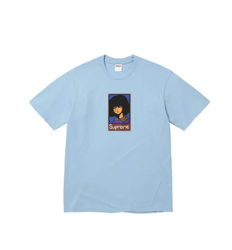Supreme Supreme Emo Tee Powder Blue Size 2XL Size US XXL / EU 58 / 5 - 1 Thumbnail