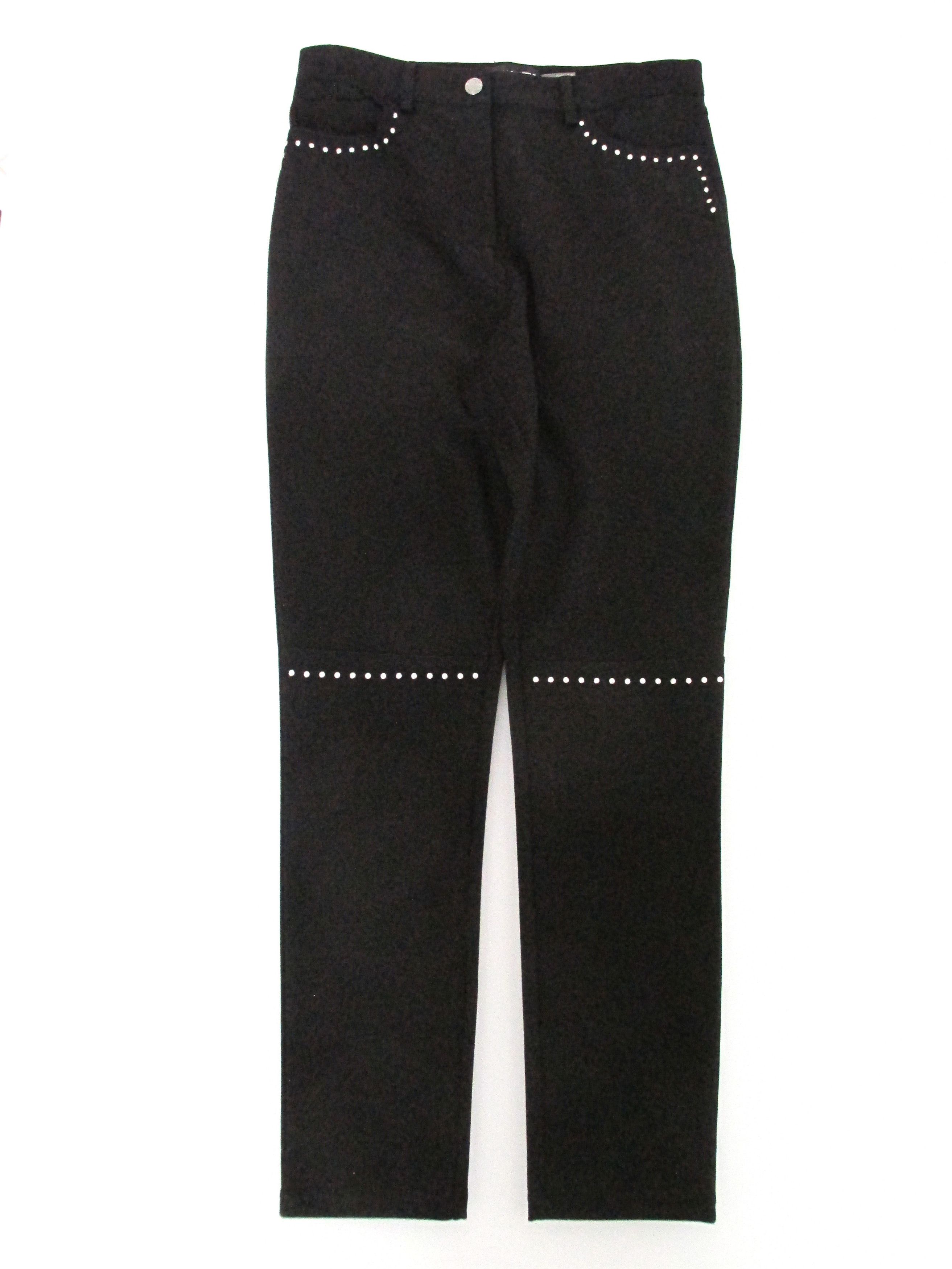 Karl Lagerfeld Karl Lagerfeld (NWT) Women's Studded Leggings Size 8 Size 30" / US 8 / IT 44 - 1 Thumbnail