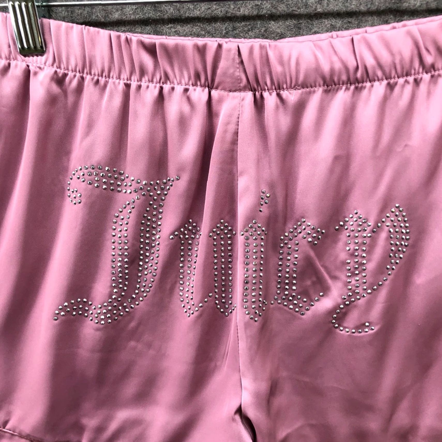 Juicy Couture Juicy Couture Satin Lounge Shorts Women S Pink Beaded Pajama Short Satin Lounge Shorts Womens S Pink Beaded Juicy Couture Pajama Short Beaded Logo Size 28" / US 6 / IT 42 - 3 Thumbnail