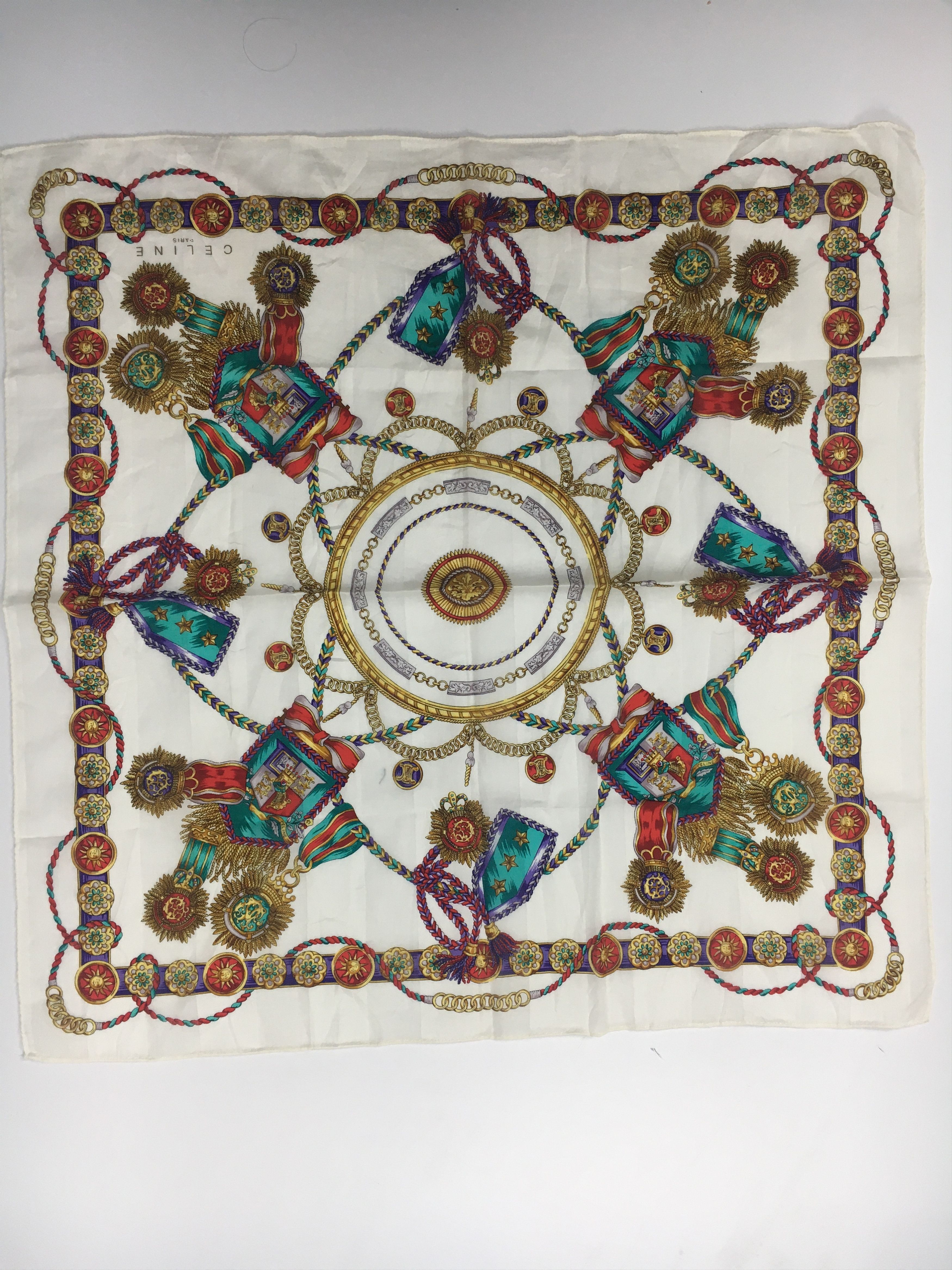 Celine Celine Handkerchief / Bandana / Neckerchief HKC0139 Size ONE SIZE - 3 Thumbnail