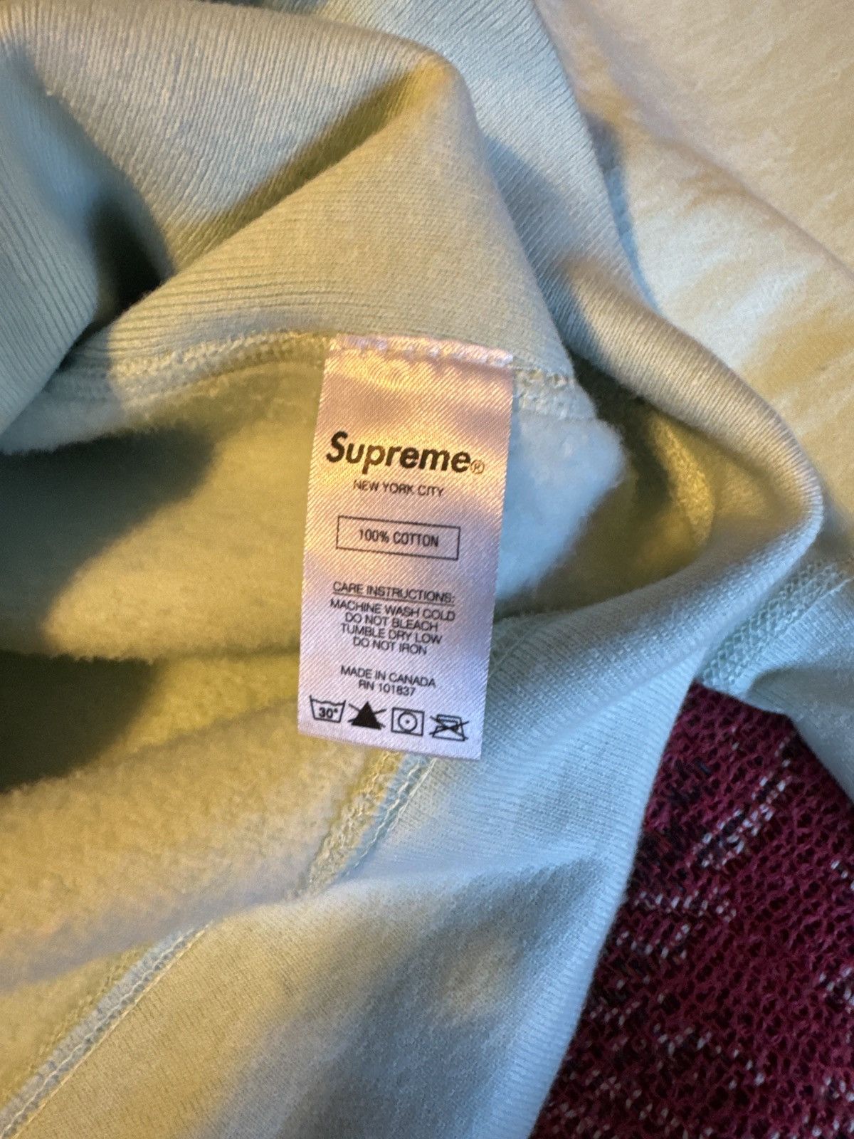 Supreme Supreme Box Logo Hooded Sweatshirt 'Ice Blue' Size US L / EU 52-54 / 3 - 15 Thumbnail