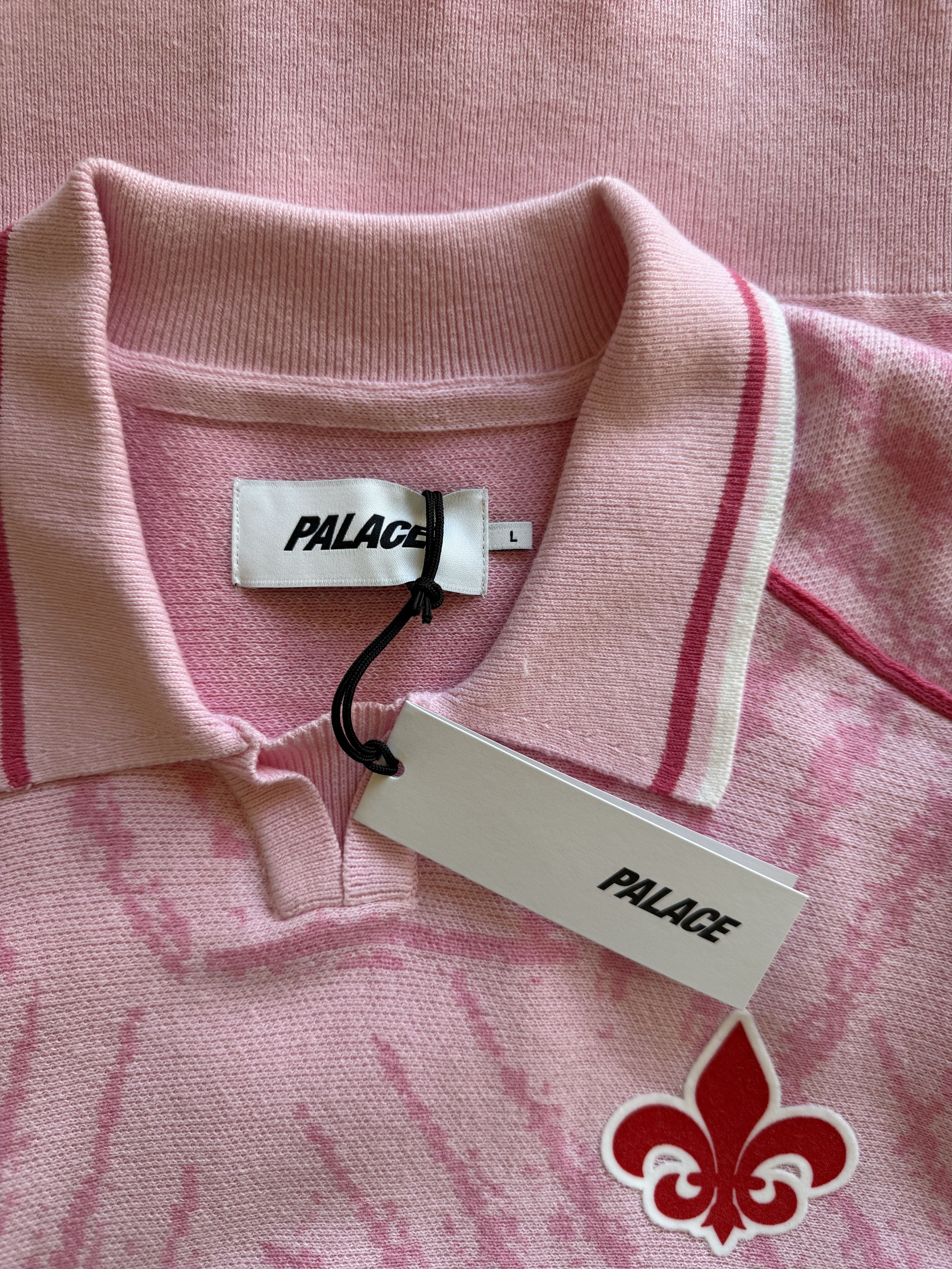 Palace Palace Viola Knit Jersey in Pink Size US L / EU 52-54 / 3 - 8 Thumbnail