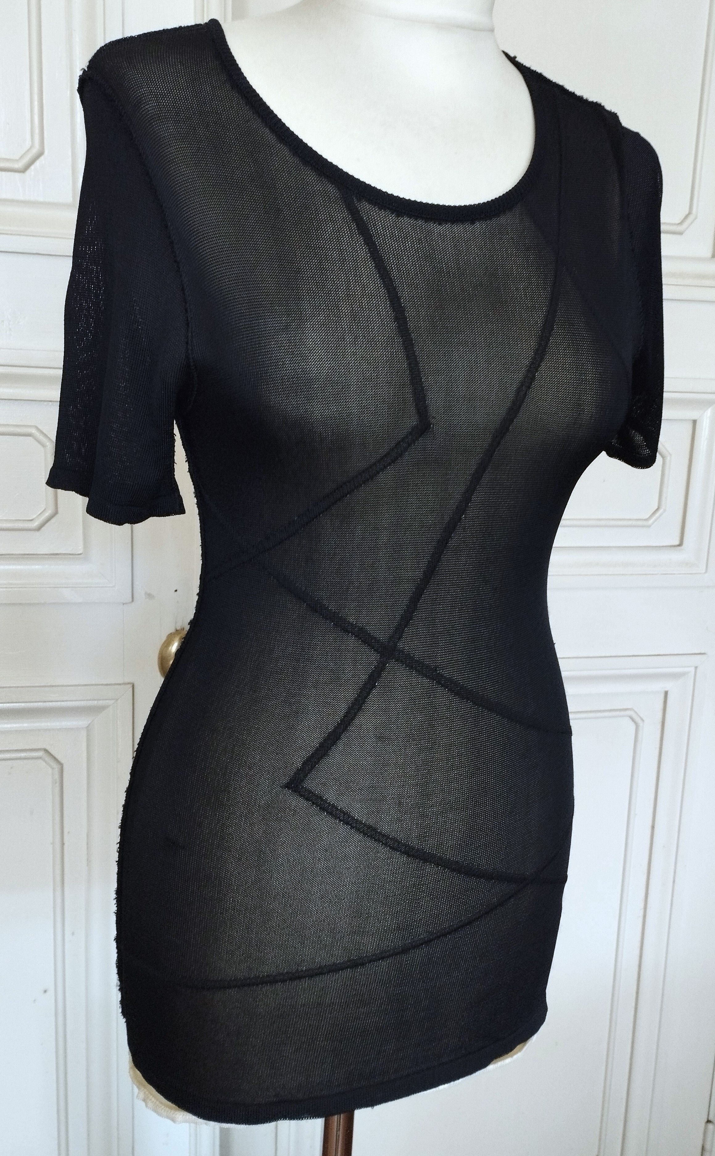 Karl Lagerfeld Lagerfeld Top Maille Graphique TS Size S / US 4 / IT 40 - 4 Thumbnail