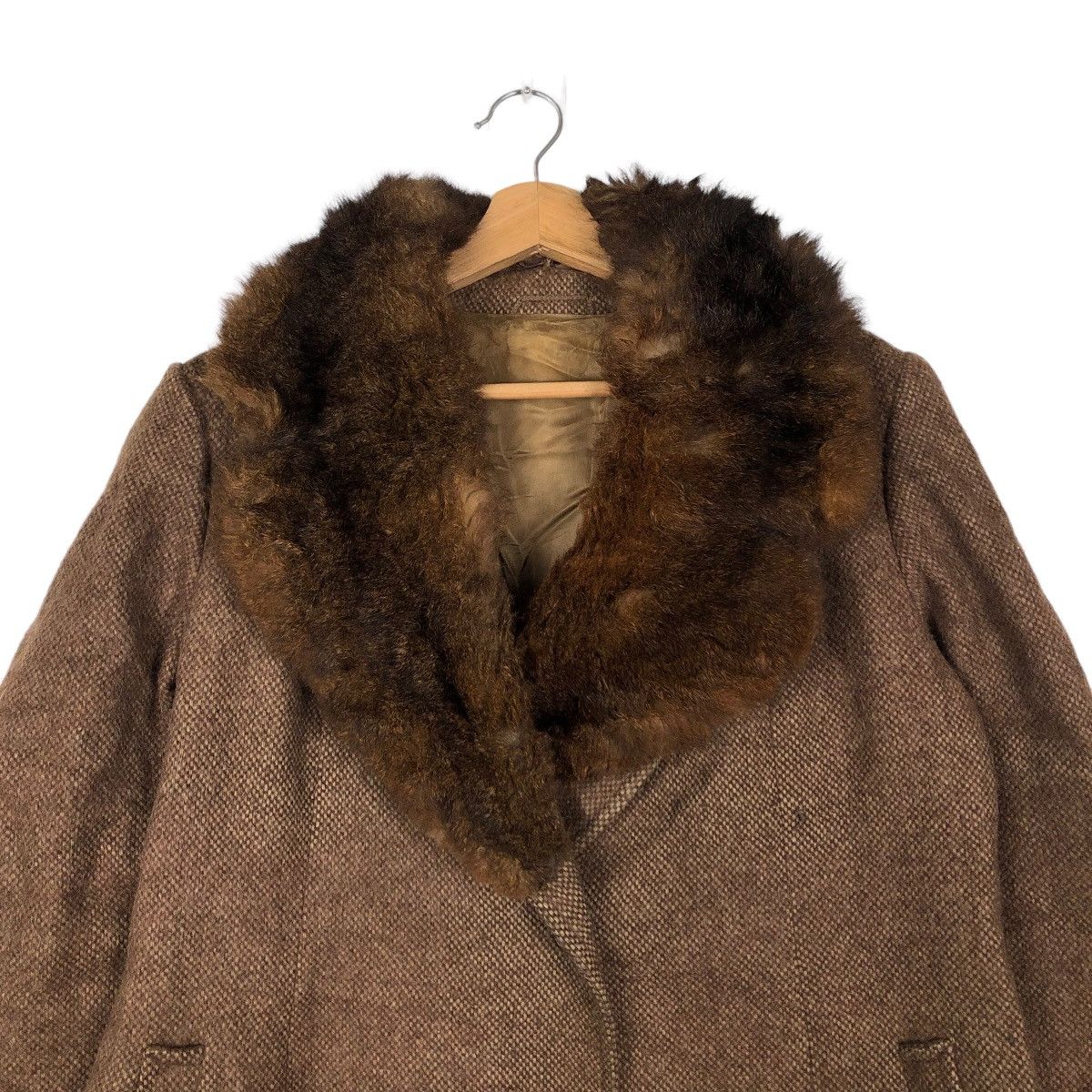 Japanese Brand 🔥Vintage Max Mara Long Jacket Double Collar Mink Fur Size US M / EU 48-50 / 2 - 3 Thumbnail