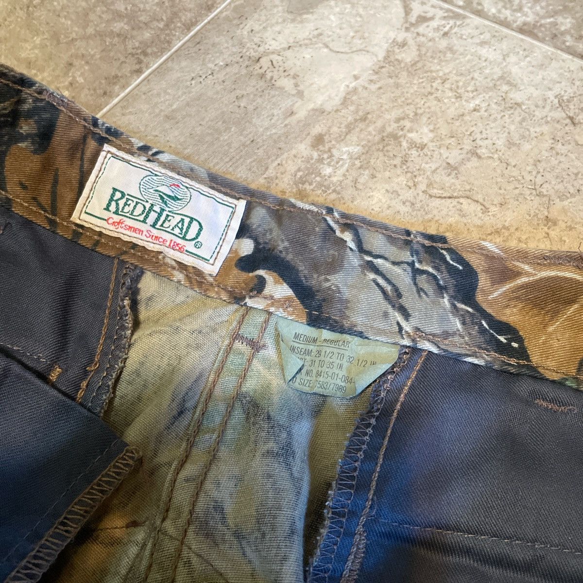 Realtree × Vintage Vintage 90s realtree style camo cargo pants Size US 34 / EU 50 - 4 Thumbnail