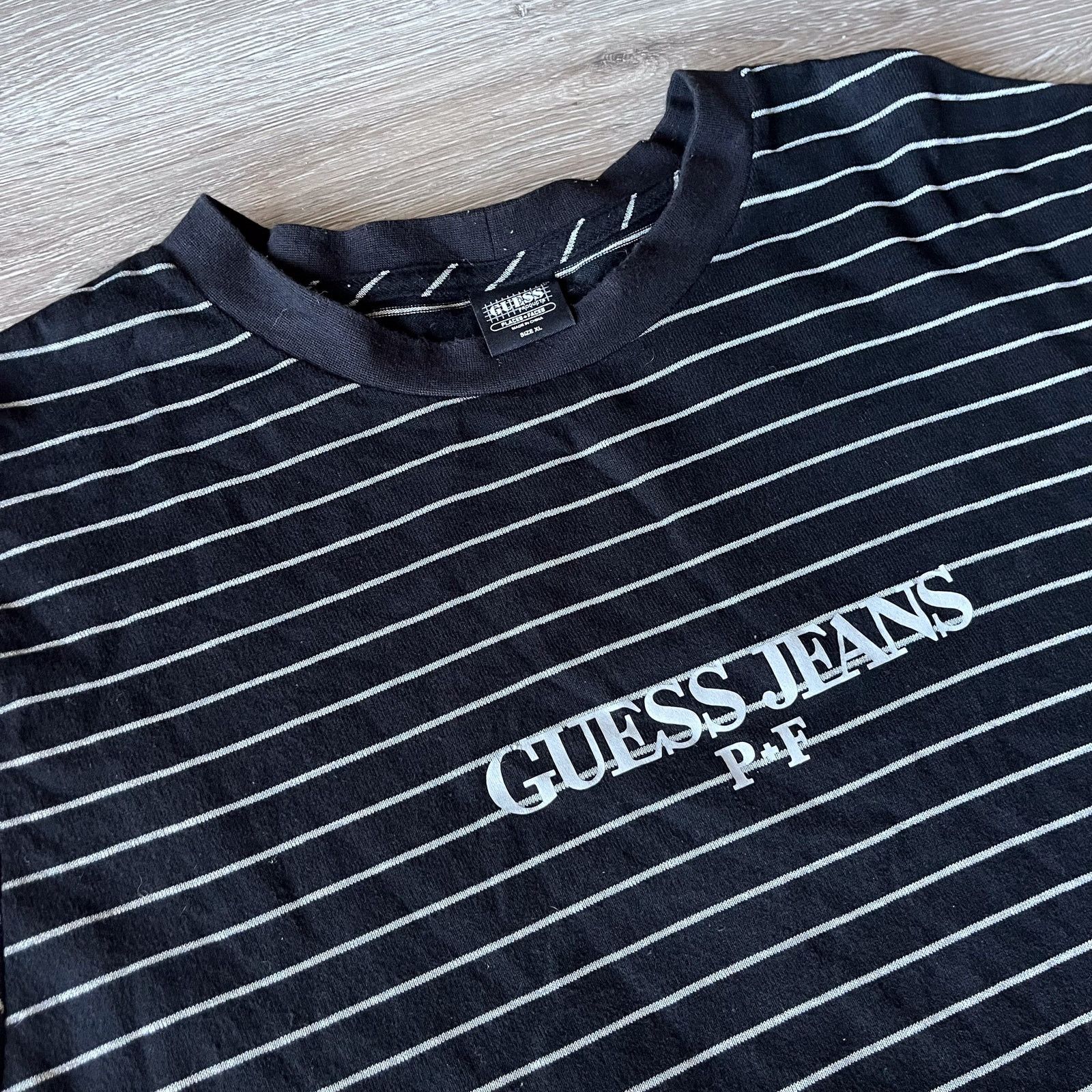 Guess Guess × Places + Faces 2018 Collab 3M Reflective T Shirt XL Size US XL / EU 56 / 4 - 5 Thumbnail