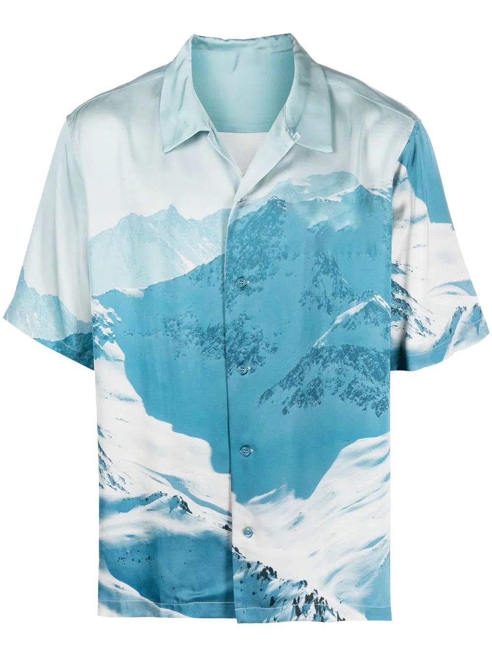 Other Abstract-Print Short-Sleeve Shirt | Blue Size US M / EU 48-50 / 2 - 1 Thumbnail