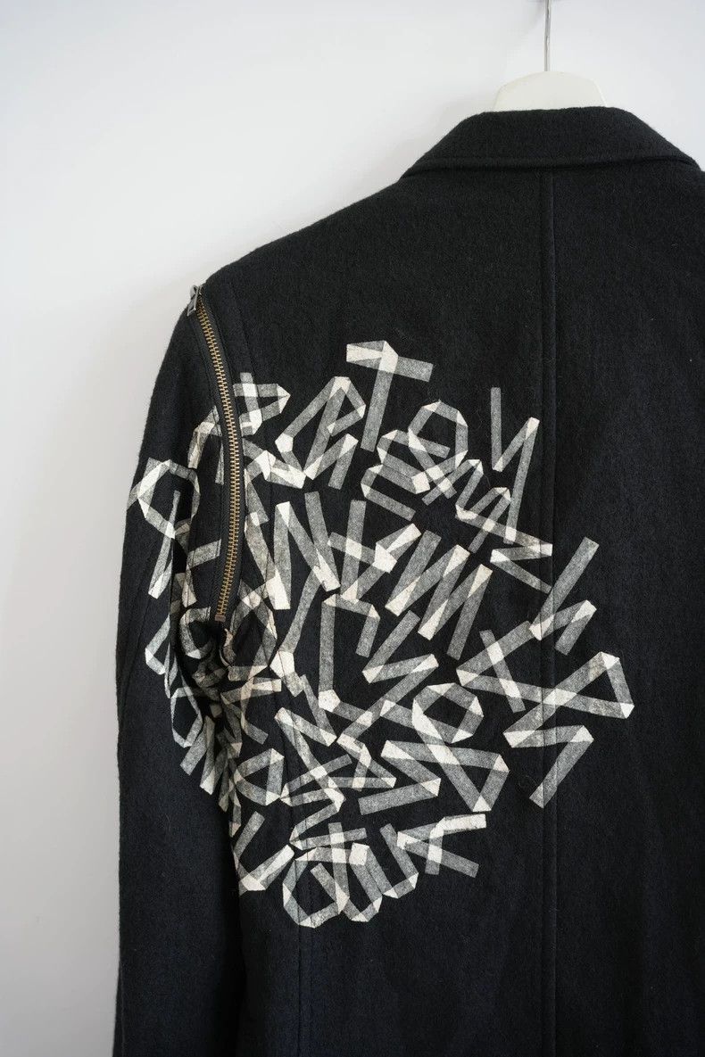 Yohji Yamamoto Yohji Yamamoto size 2 15aw Letter Zip Suit 2502-Nextarrow Size 36R - 4 Thumbnail