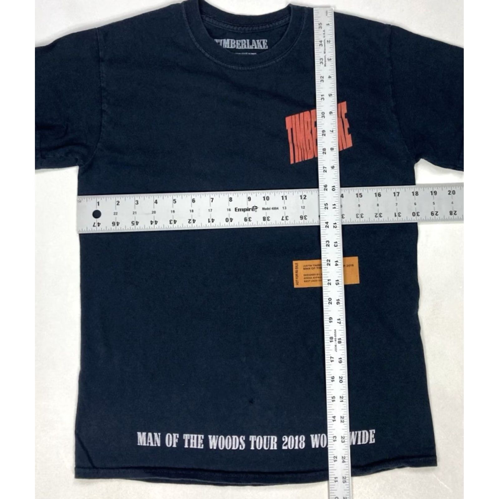 Timberland VINTAGE Timberlake The Man Of The Woods Graphic T-shirt Women Small Black Music Size S / US 4 / IT 40 - 5 Thumbnail