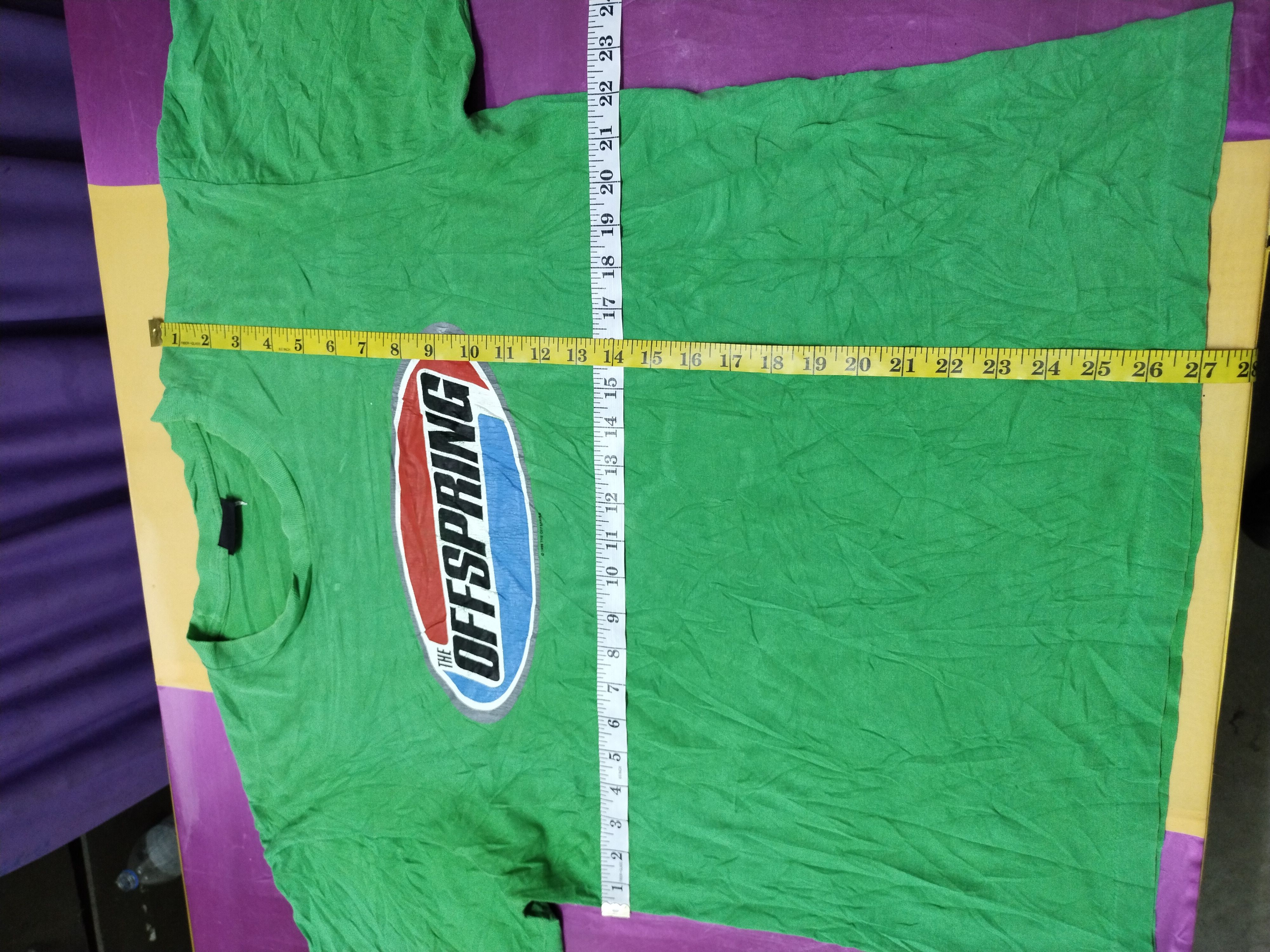 Band Tees Vtg 90's The Offspring Punk Rock Green Bootleg Shirt Tee Size US M / EU 48-50 / 2 - 10 Thumbnail
