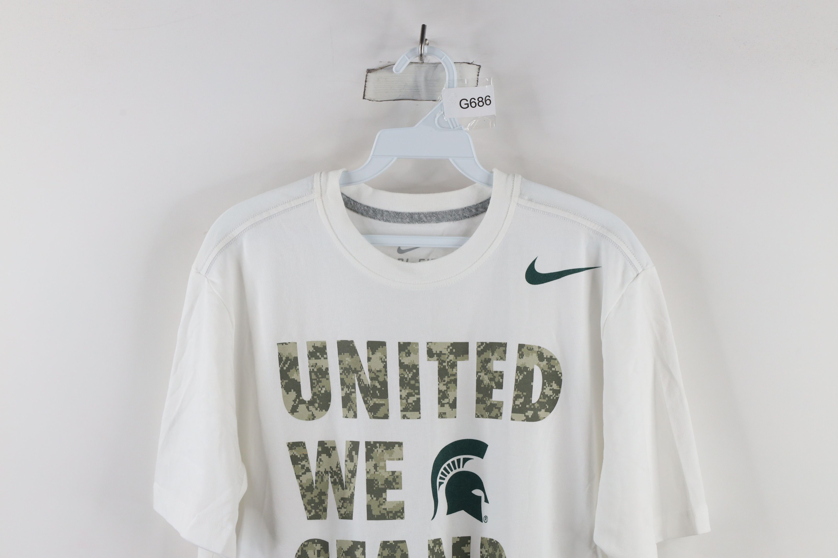 Nike × Vintage Nike United We Stand Michigan State University T-Shirt Size US L / EU 52-54 / 3 - 2 Thumbnail