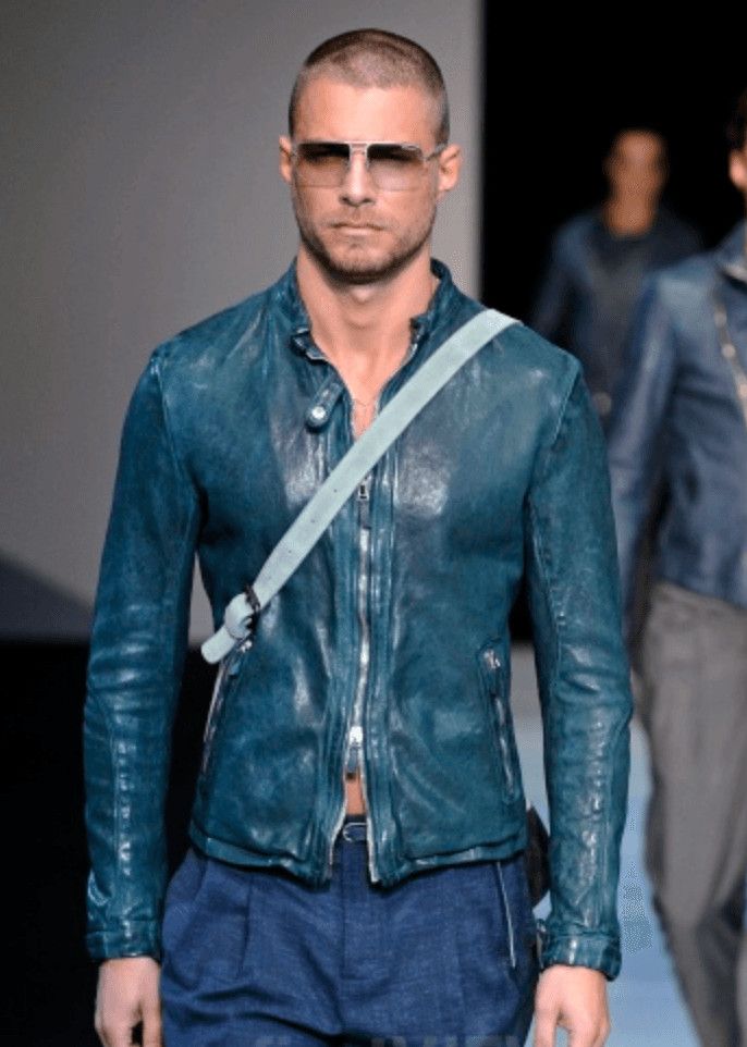 Emporio Armani SS2012 Emporio Armani Black Biker Leather Jacket Size US M / EU 48-50 / 2 - 2 Thumbnail