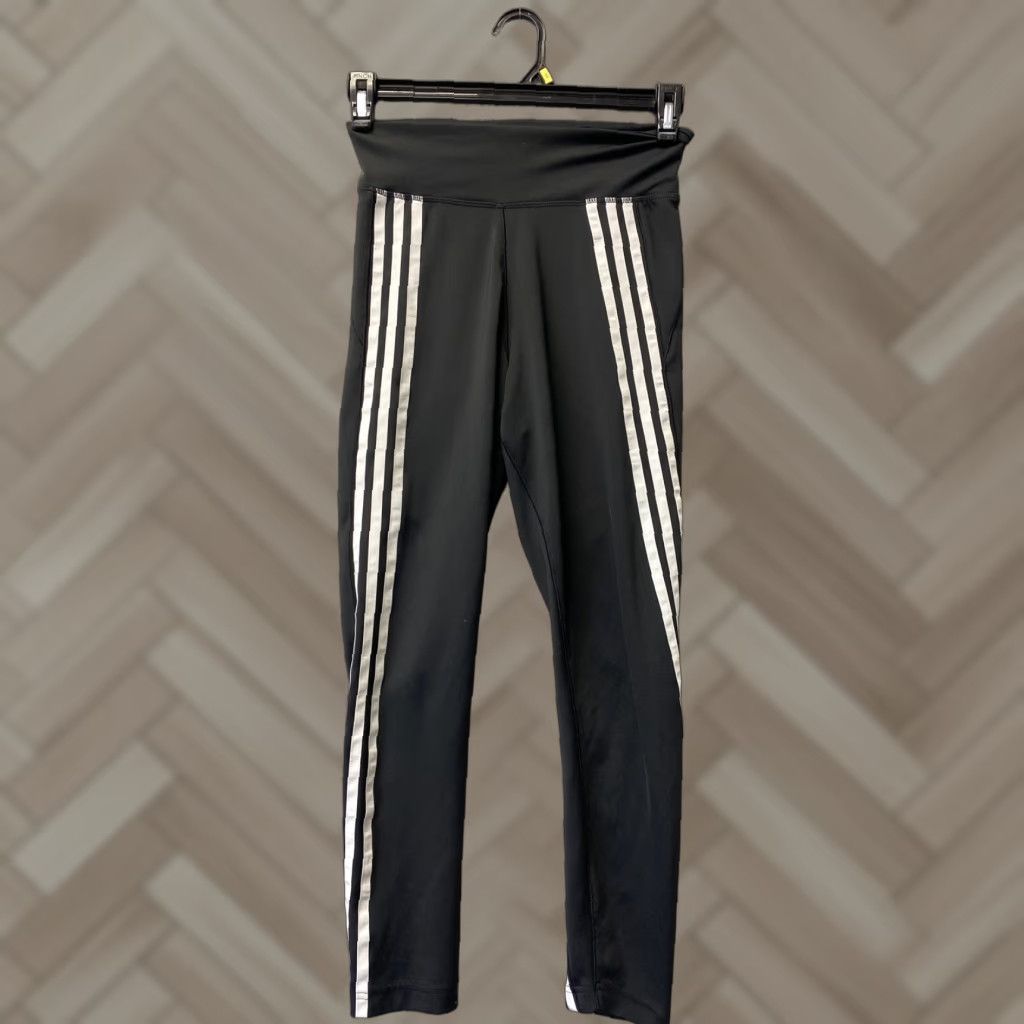 Adidas Adidas Women Activewear XS Leggings 3 Stripes AeroReady Inseam 25 26.5 95-46 Pant Pants /95-46 Black Size 26" / US 2 / IT 38 - 1 Thumbnail