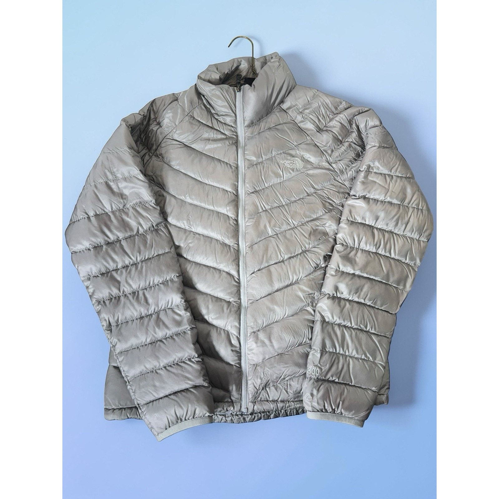 The North Face The North Face Jacket W Gray 800 Fill Down Puffer Size L Size L / US 10 / IT 46 - 1 Thumbnail