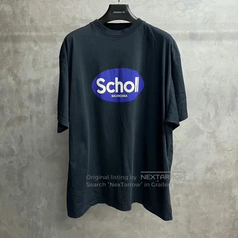 Balenciaga Balenciaga Black Logo Print Short Sleeve T-shirt. Size US M / EU 48-50 / 2 - 1 Thumbnail