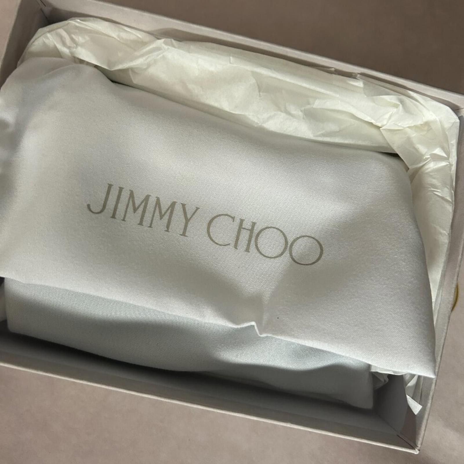 Jimmy Choo NWT Jimmy Choo Loni Embossed Jade Leather Trifold Wallet Size ONE SIZE - 8 Thumbnail