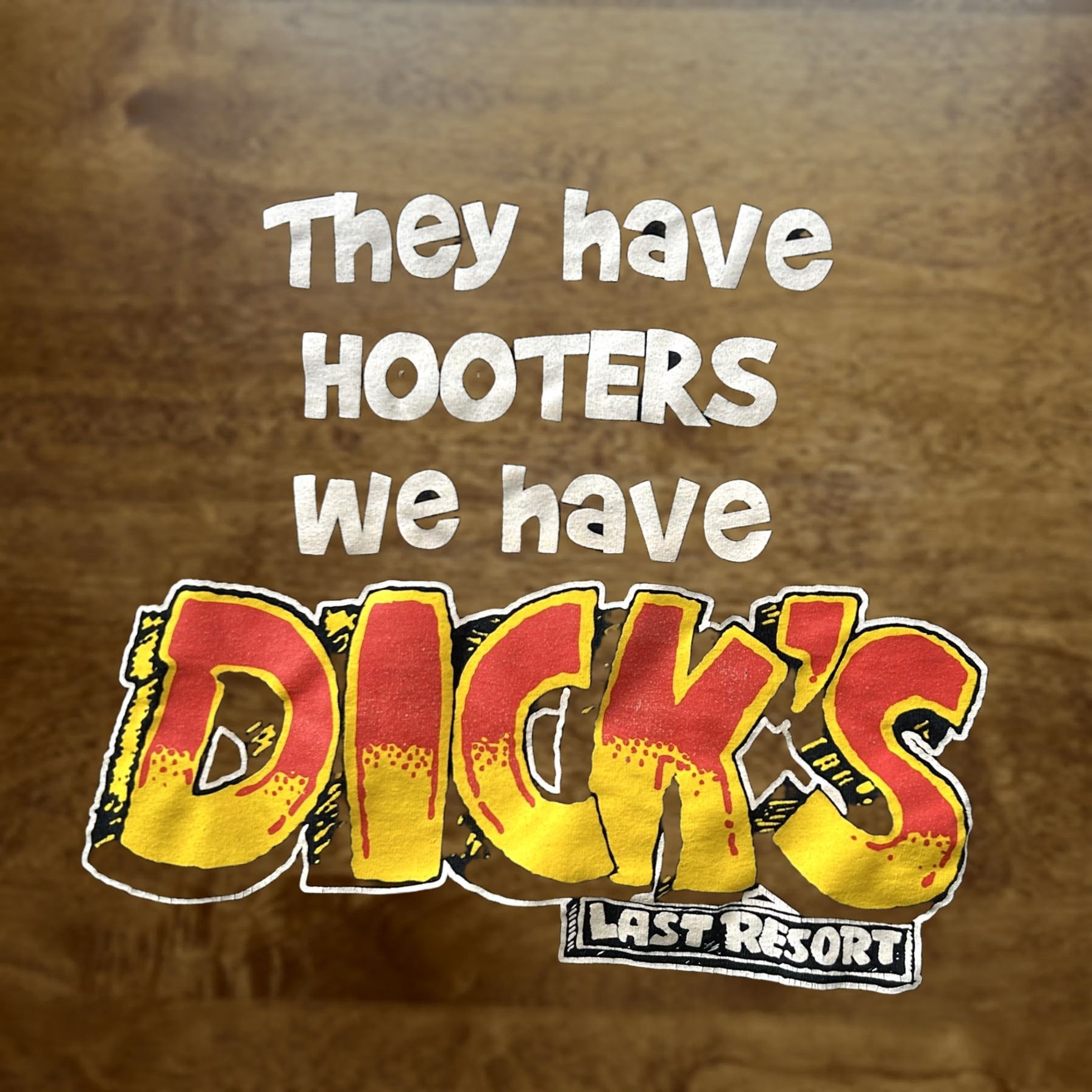 Vintage Dick's Last Resort Shirt Mens XL Black Hooters Slogan Adult Humor Tee T-Shirt Size US XL / EU 56 / 4 - 1 Thumbnail