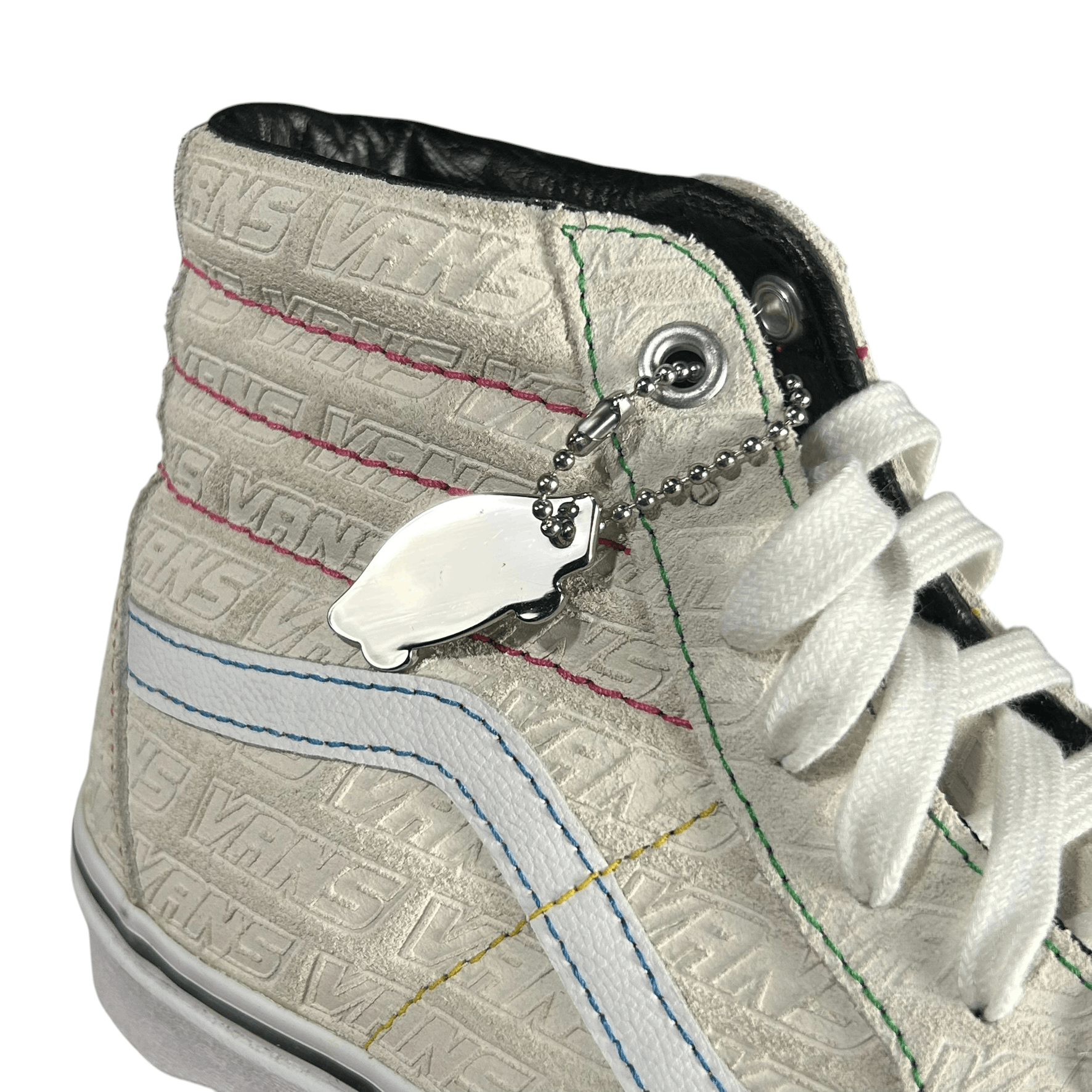 Vans Sk8-Hi Emboss White Size US 5.5 / EU 38 - 10 Thumbnail