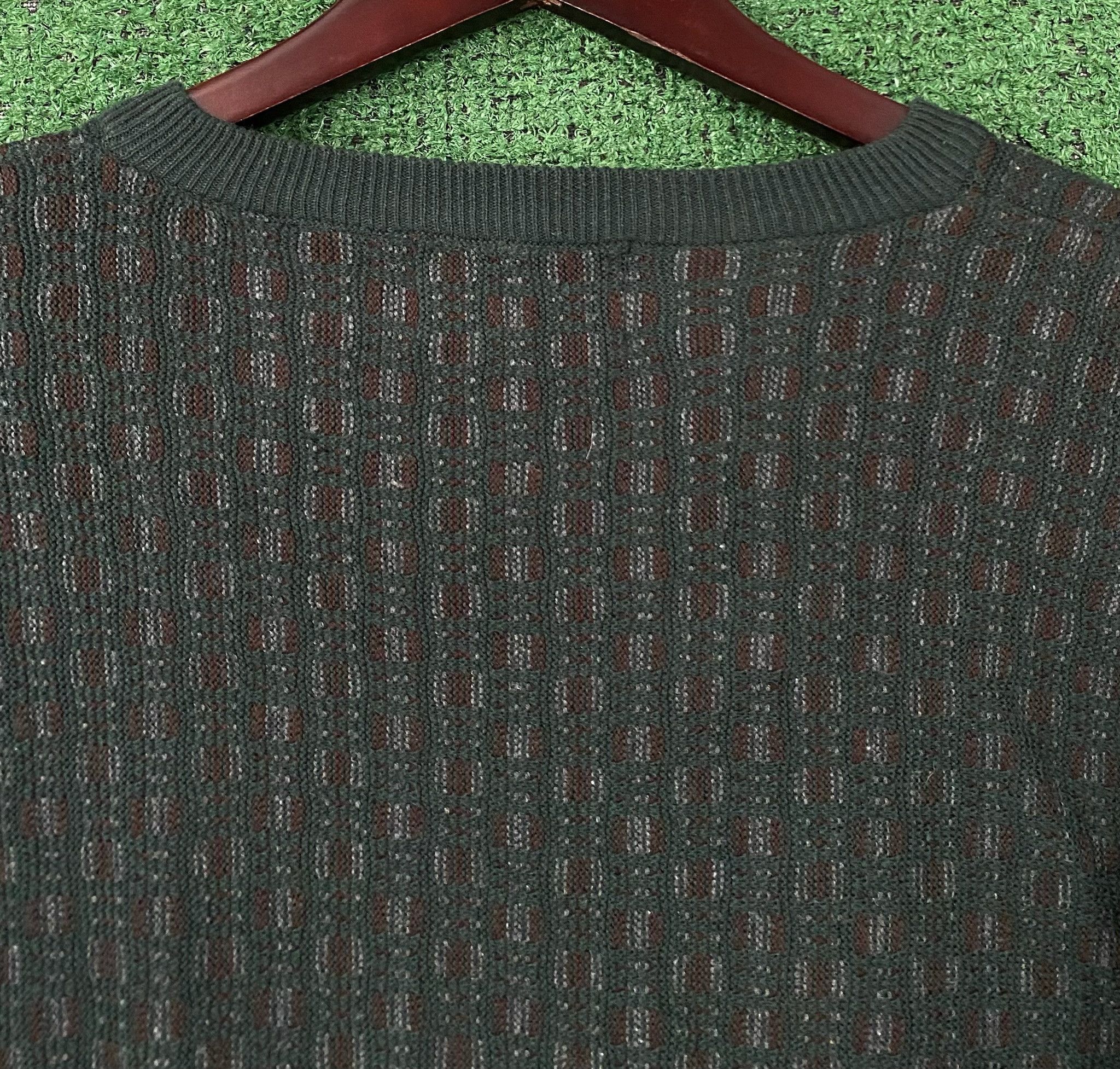 Vintage 90’s Woods And Gray Forest Green Patterned Sweater XL Size US XL / EU 56 / 4 - 5 Thumbnail