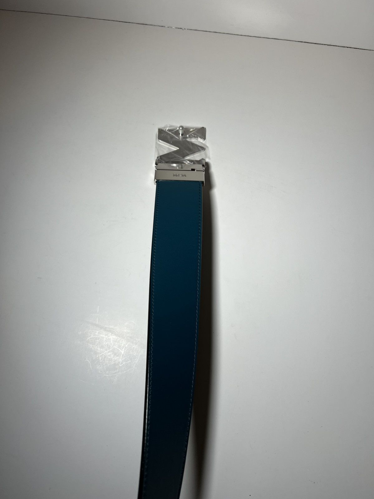 MCM MCM Reversible Belt Blue/Black. M Buckle New Size ONE SIZE - 8 Thumbnail