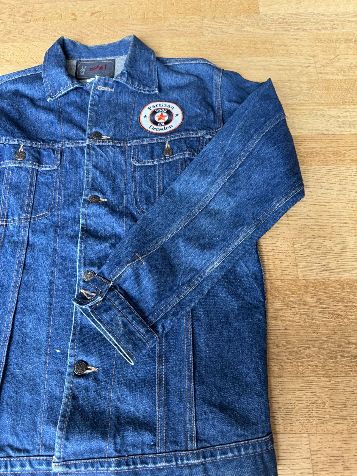 Salvage × Vintage VTG 1970‘s Selvedge Right On/Elder M.F.G Jacket Size US L / EU 52-54 / 3 - 22 Thumbnail