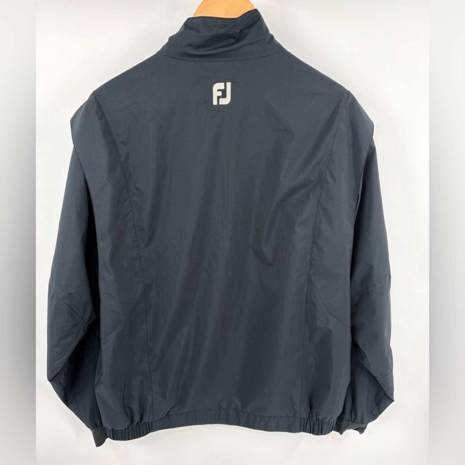 Footjoy DryJoys by FootJoy men’s black golf rain jacket full zip L Size US L / EU 52-54 / 3 - 5 Thumbnail