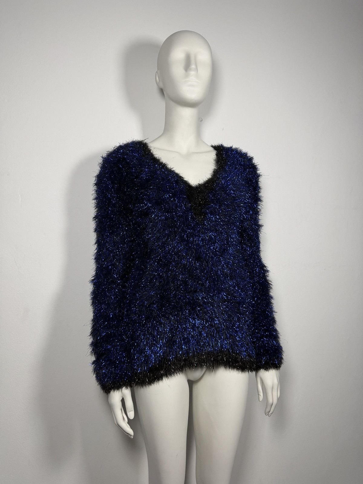 Balmain Balmain 2010’s Oversized Fuzzy Mohair Knit Sweater Size L / US 10 / IT 46 - 11 Thumbnail