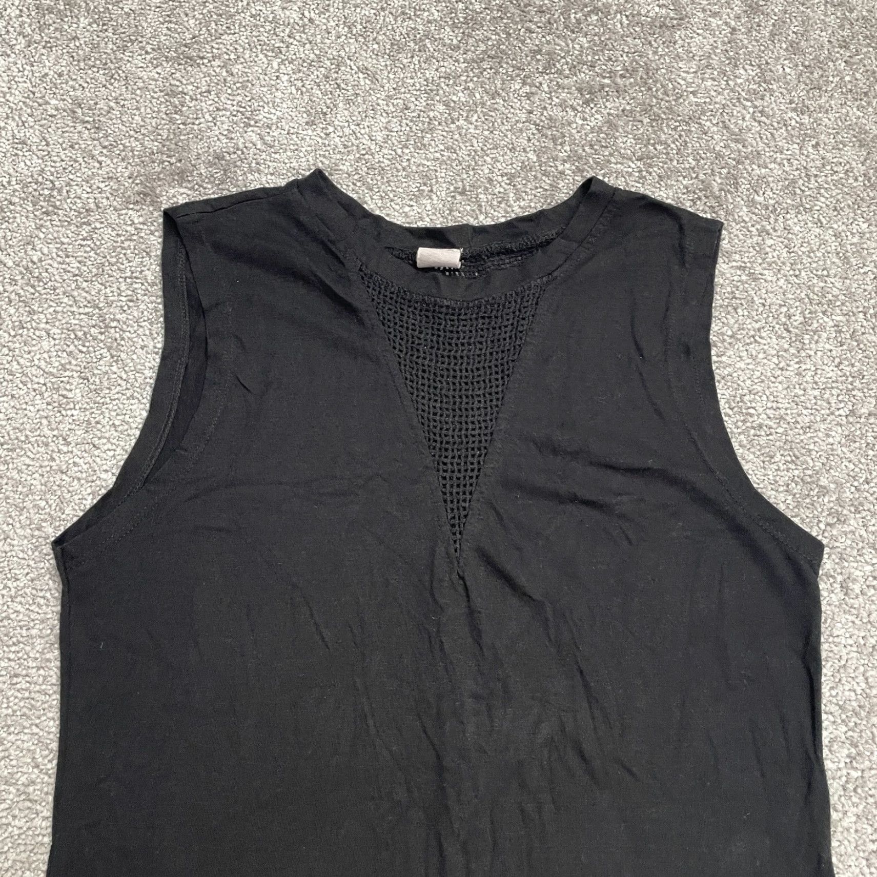 Vintage VINTAGE? (No) Darling Blue Tank Top Women's Basic Solid Blue Sleeveless Round Neck Breathable Lightweight Stretch Casual Summer Spring Autumn M Womens Size M / US 6-8 / IT 42-44 - 3 Thumbnail