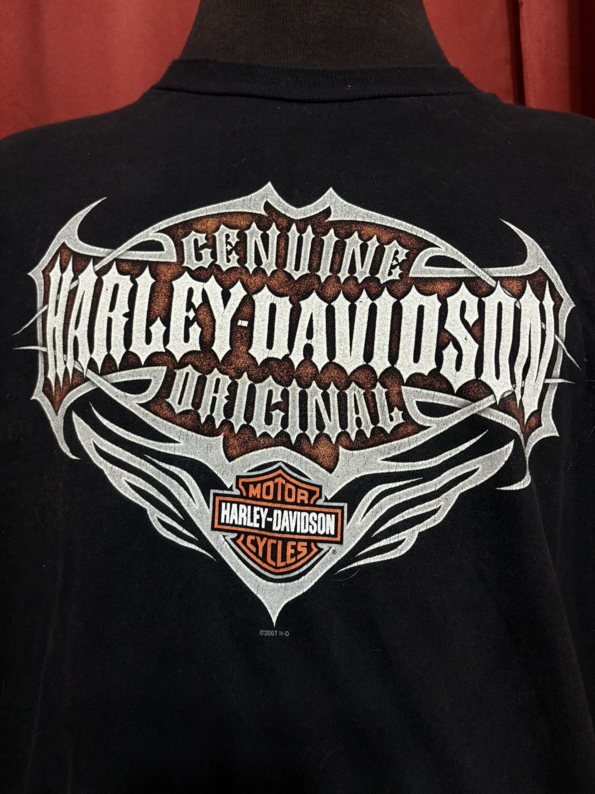 Harley Davidson Vintage Harley Davidson Shirt United Emirates Biker Grail Size US XXL / EU 58 / 5 - 2 Thumbnail