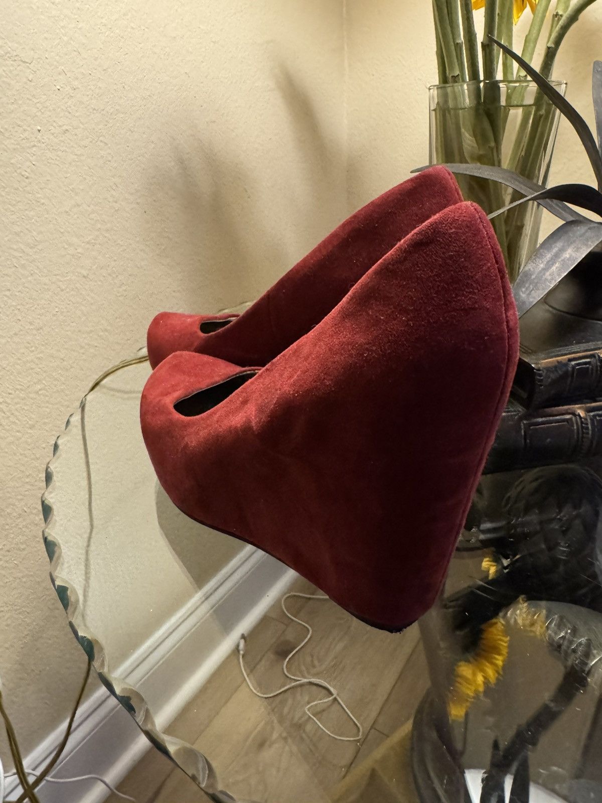 Other Red wedge heels Size US 8 / IT 38 - 3 Thumbnail