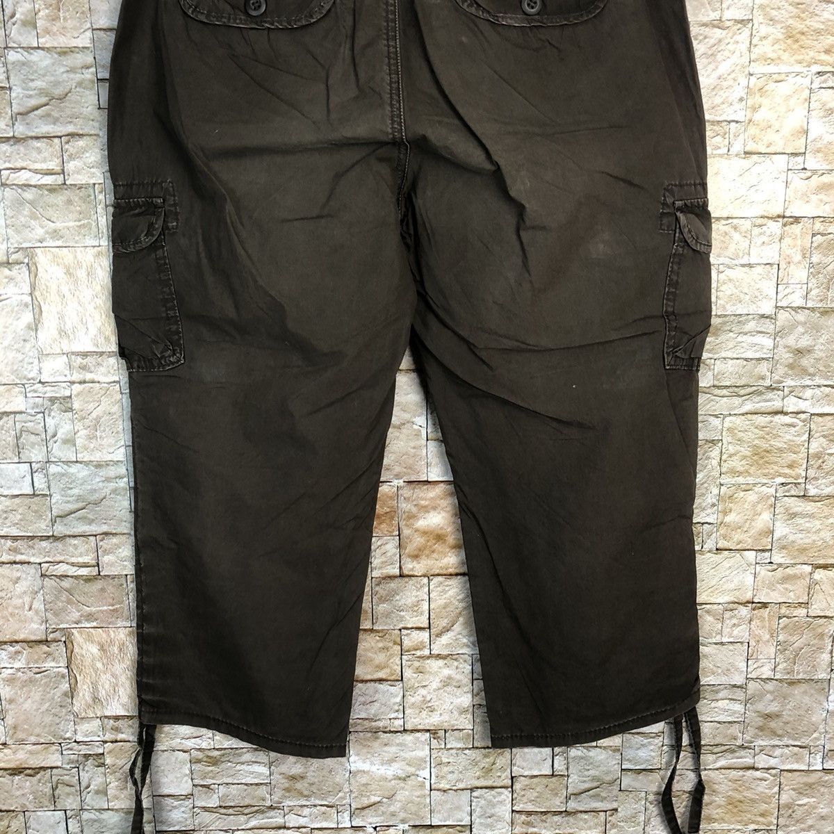 Uniqlo × Vintage Uniqlo vintage Dark Brown Cropped Pants #A325 Size 26" / US 2 / IT 38 - 18 Thumbnail