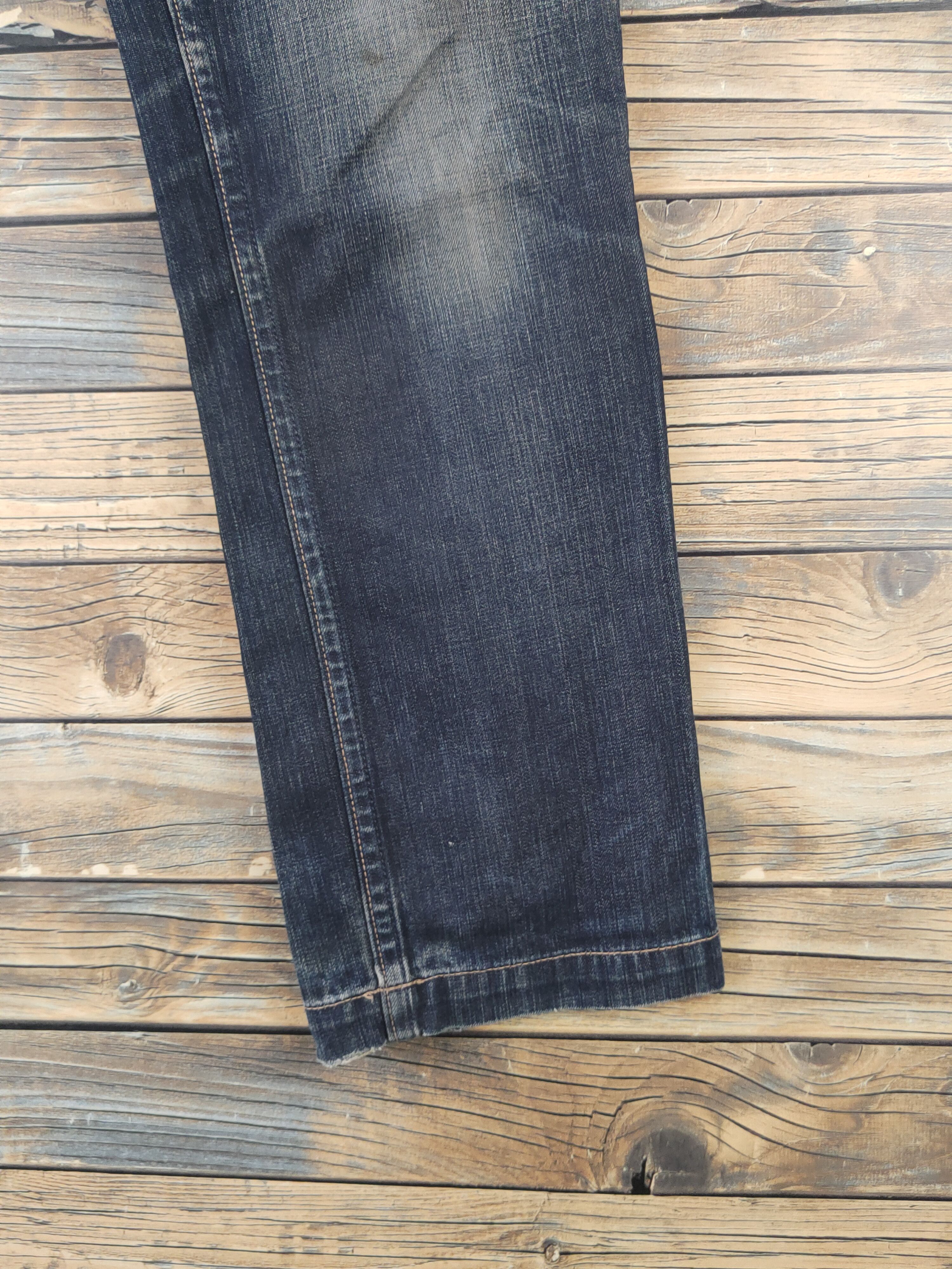 Gap DL Gap Dark Blue Distressed Ripped Jeans #1861 Size US 29 - 6 Thumbnail