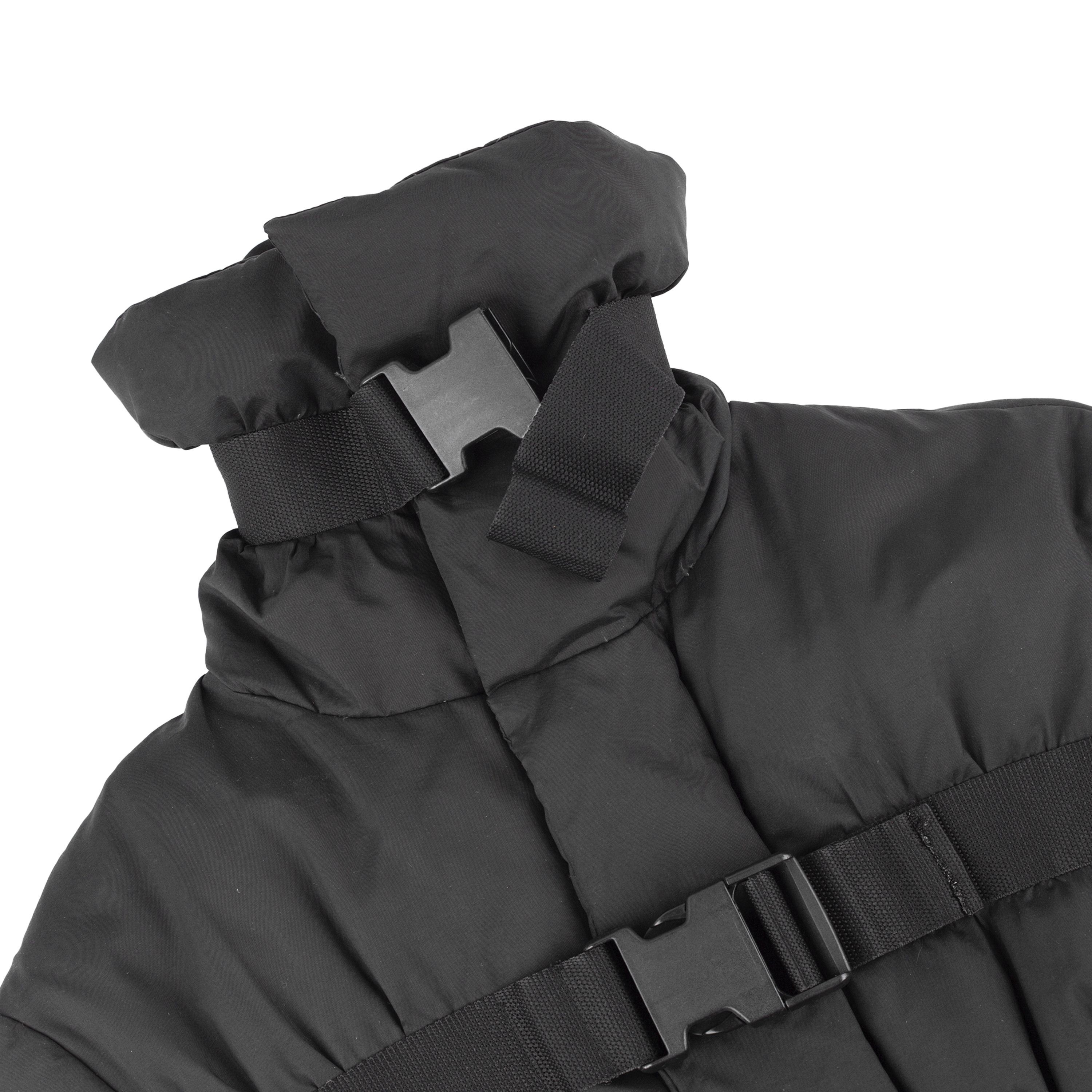 Jean Paul Gaultier Jean Paul Gaultier Black Bondage Belted Puffer Jacket (M) Size M / US 6-8 / IT 42-44 - 3 Thumbnail