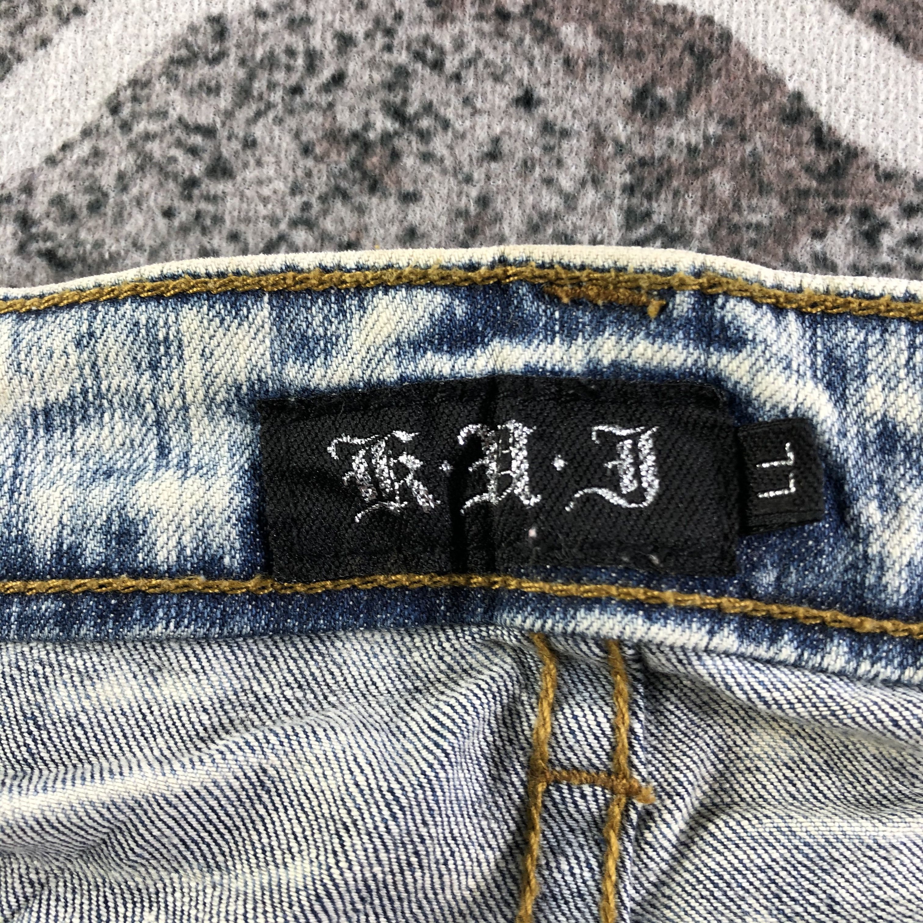 Japanese Brand Japanese Brand Destroyed Jeans Skinny Denim KJ3100 Size US 32 / EU 48 - 7 Thumbnail