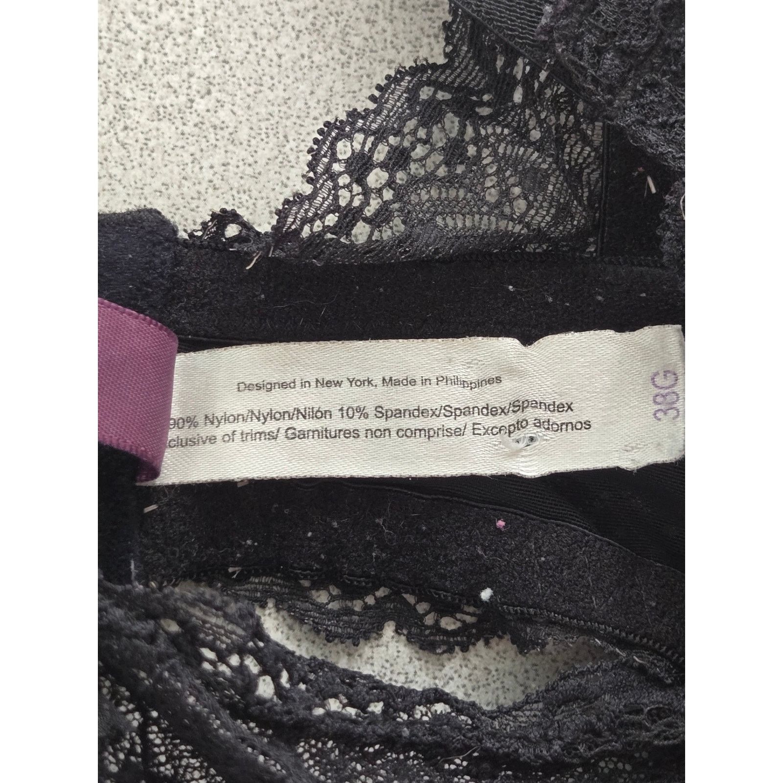Other Adore Me Black Underwire Full Lace Bra 38G Lightweight Comfy Size 4XL / US 24-26 - 4 Thumbnail
