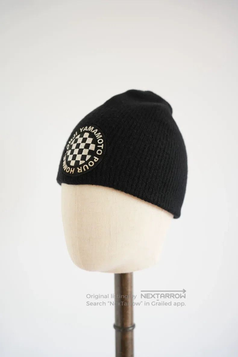 Yohji Yamamoto Yohji Yamamoto Checkerboard knit beanie Size ONE SIZE - 1 Thumbnail
