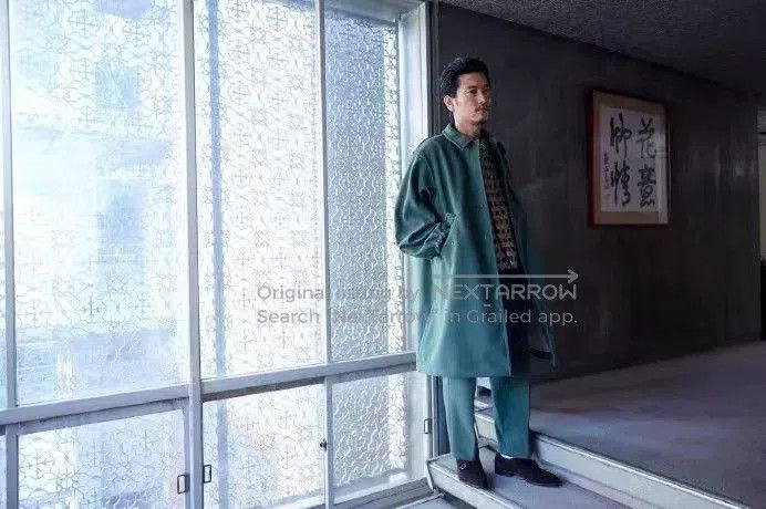 KUON KUON 19AW Indigo Dyed Trench Coat. Size US L / EU 52-54 / 3 - 7 Thumbnail