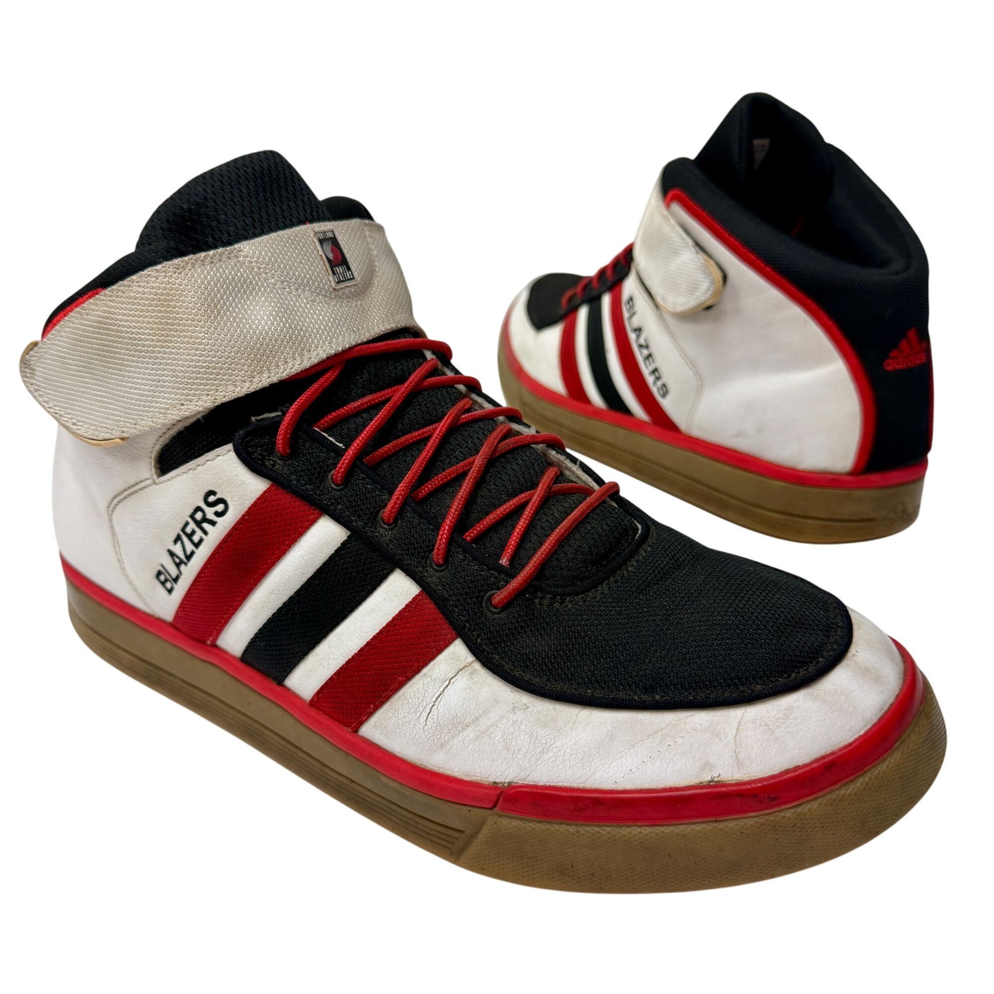 Adidas Adidas DISPLAY Hi Top NBA Basketball Portland Trailblazers Size US 15 / EU 48 - 2 Thumbnail