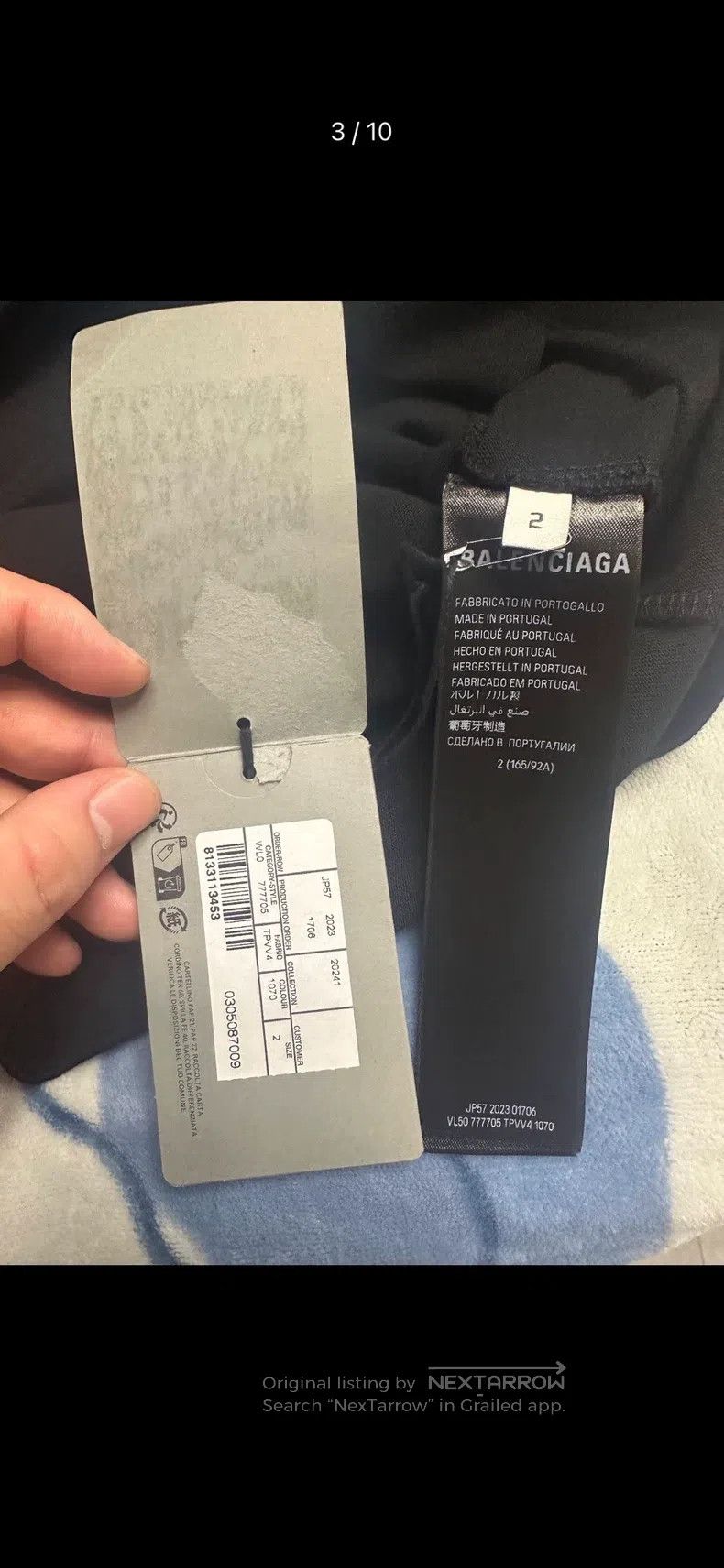 Balenciaga Balenciaga Soccer Short Sleeve Size US M / EU 48-50 / 2 - 4 Thumbnail