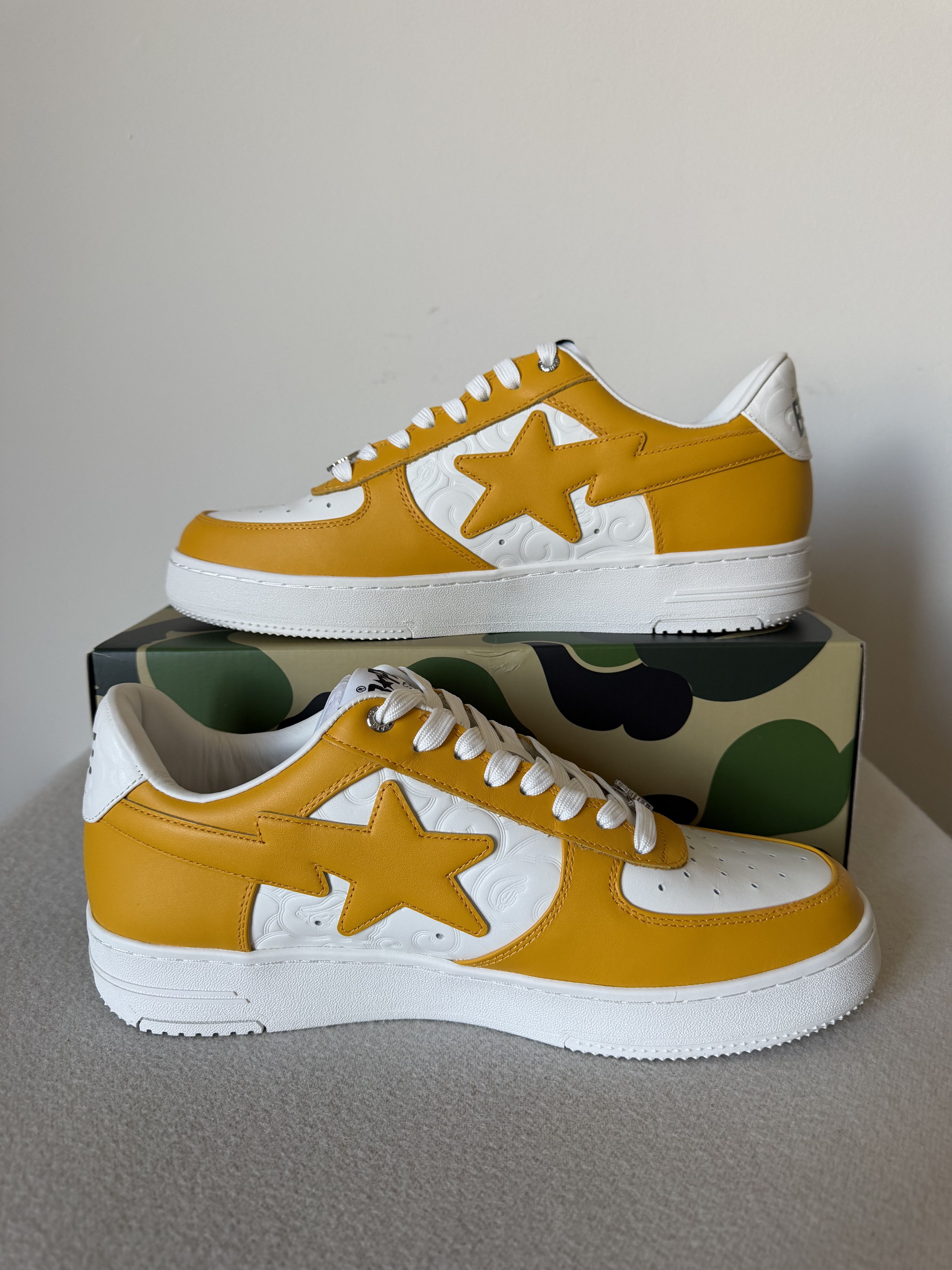 Bape Bape Sta #3 Sneakers in Orange Cloud Camo Size US 13 / EU 46 - 3 Thumbnail