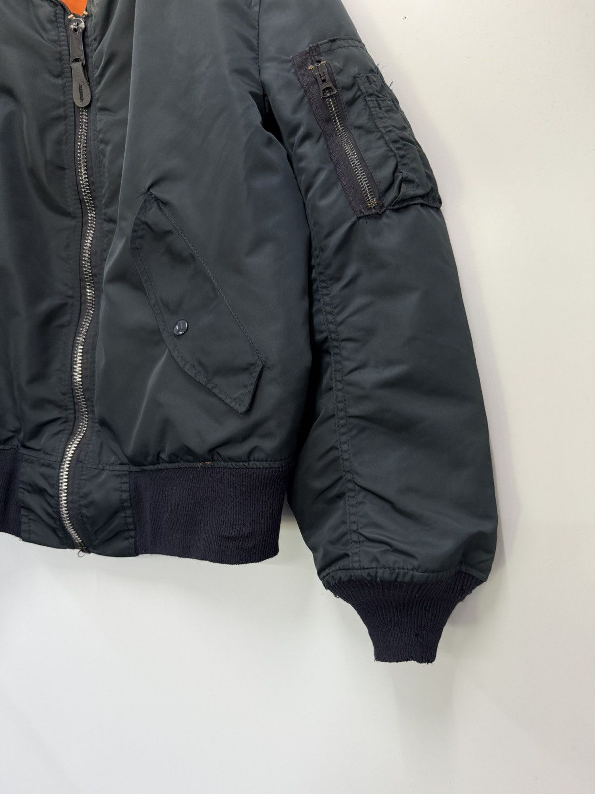 Alpha Industries 🔥 ALPHA INDUSTRIES USA INTERMEDIATE MA-1 BOMBER JACKET Size US S / EU 44-46 / 1 - 2 Thumbnail