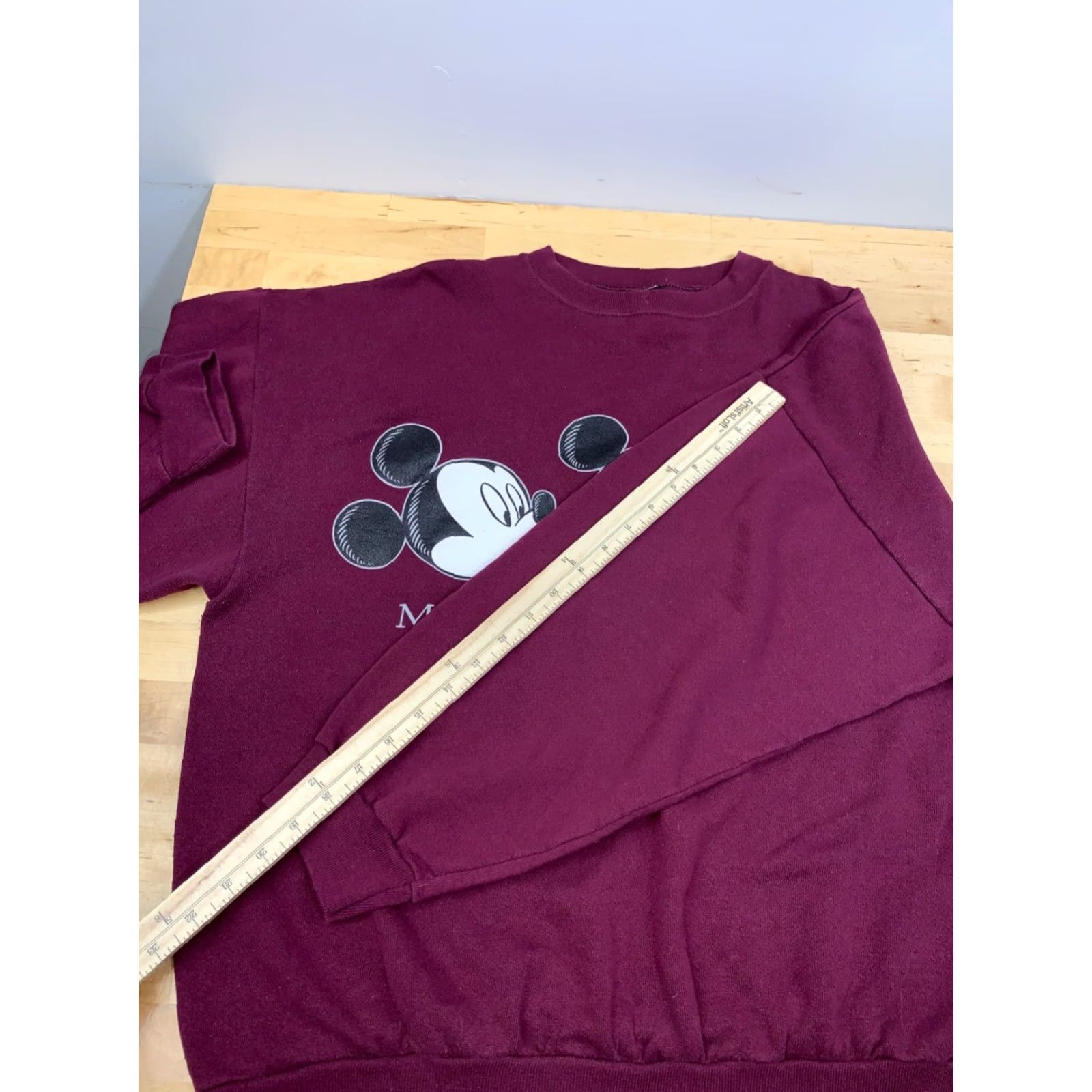 Mickey Unlimited VINTAGE Mickey Mouse Sweatshirt Unisex Adults XL Red Mickey Unlimited Pullover 11781 Size US XL / EU 56 / 4 - 7 Thumbnail