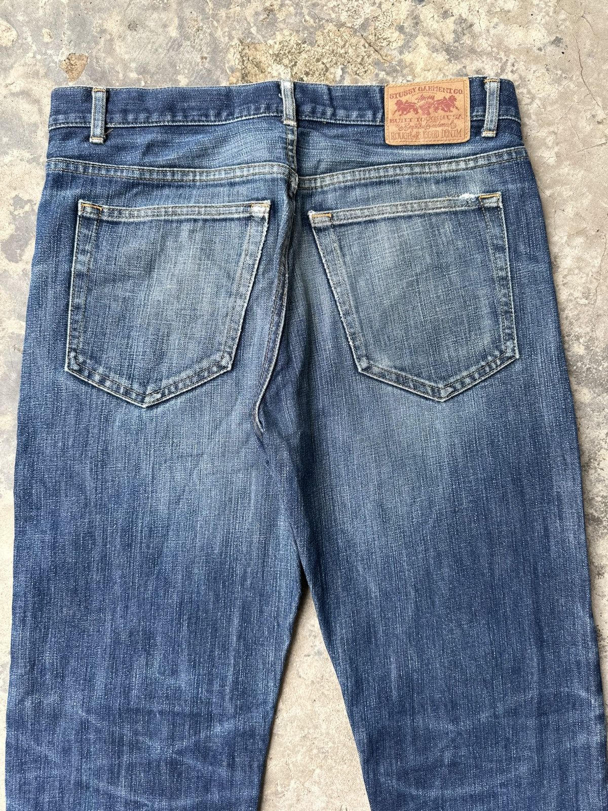 Stussy × Vintage Vintage Stussy Rough & Rugged Jeans Size US 30 / EU 46 - 3 Thumbnail