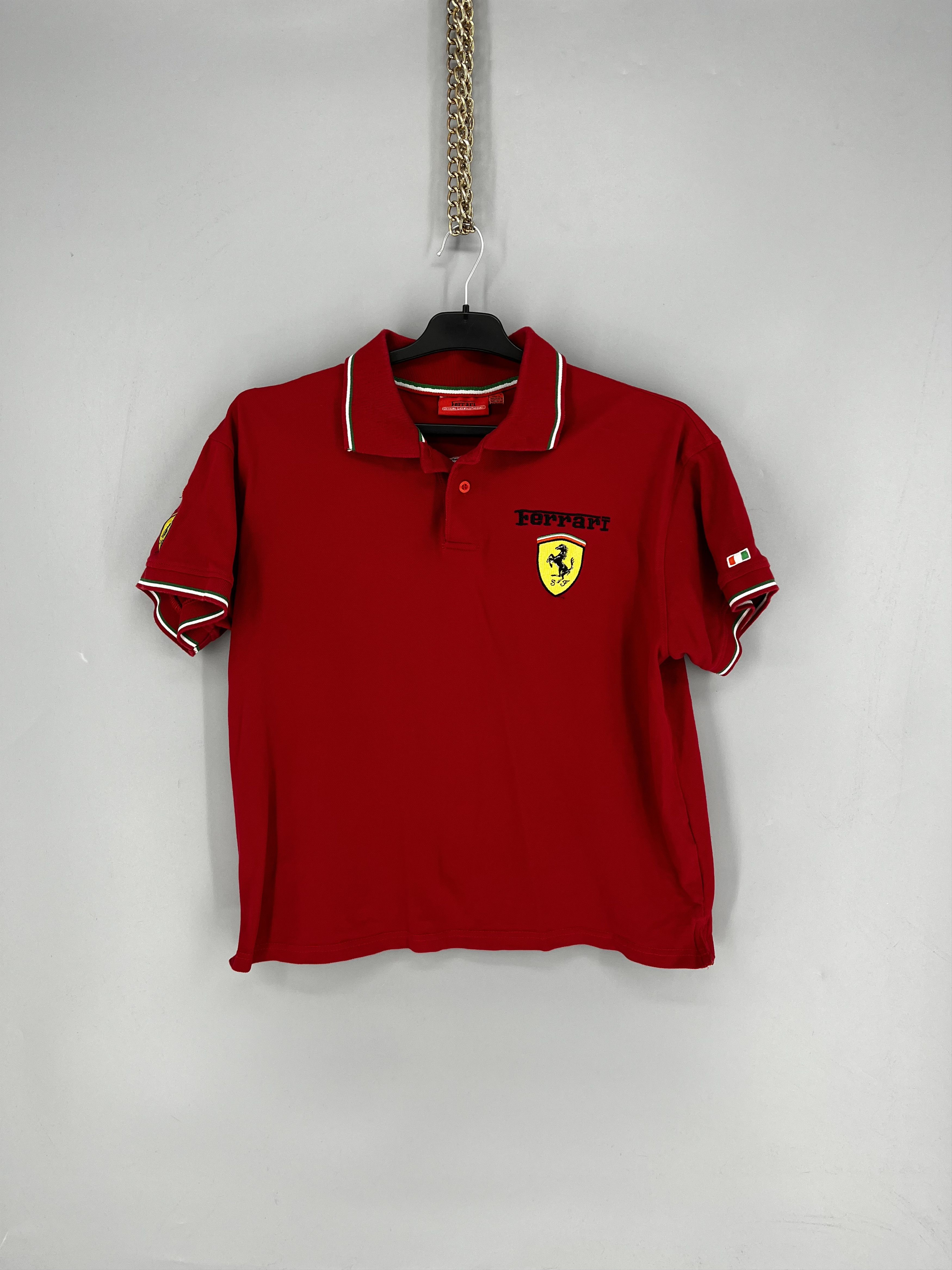 Ferrari FERRARI T SHIRT JERSEY RACING FORMULA ONE SHELL OFFICIAL Size M / US 6-8 / IT 42-44 - 1 Thumbnail