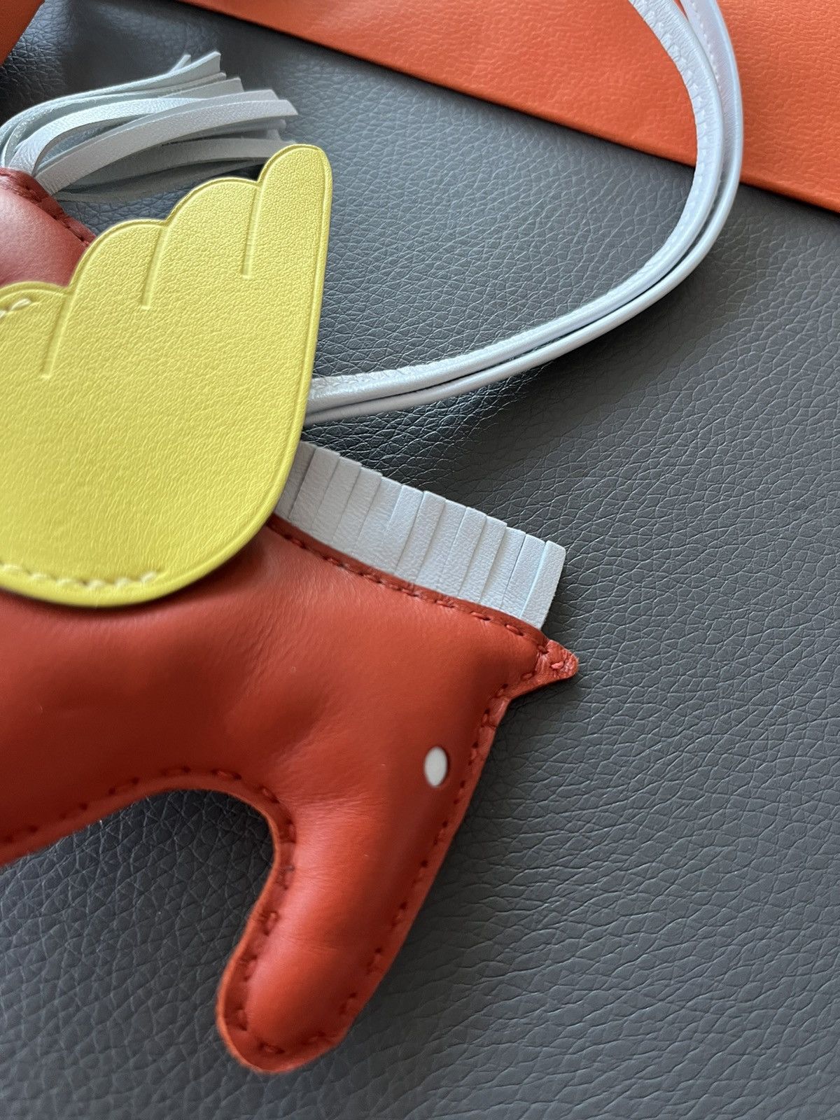 Hermes Super Rare New Hermes Rodeo Pegase MM Leather Horse Charm Size ONE SIZE - 10 Thumbnail